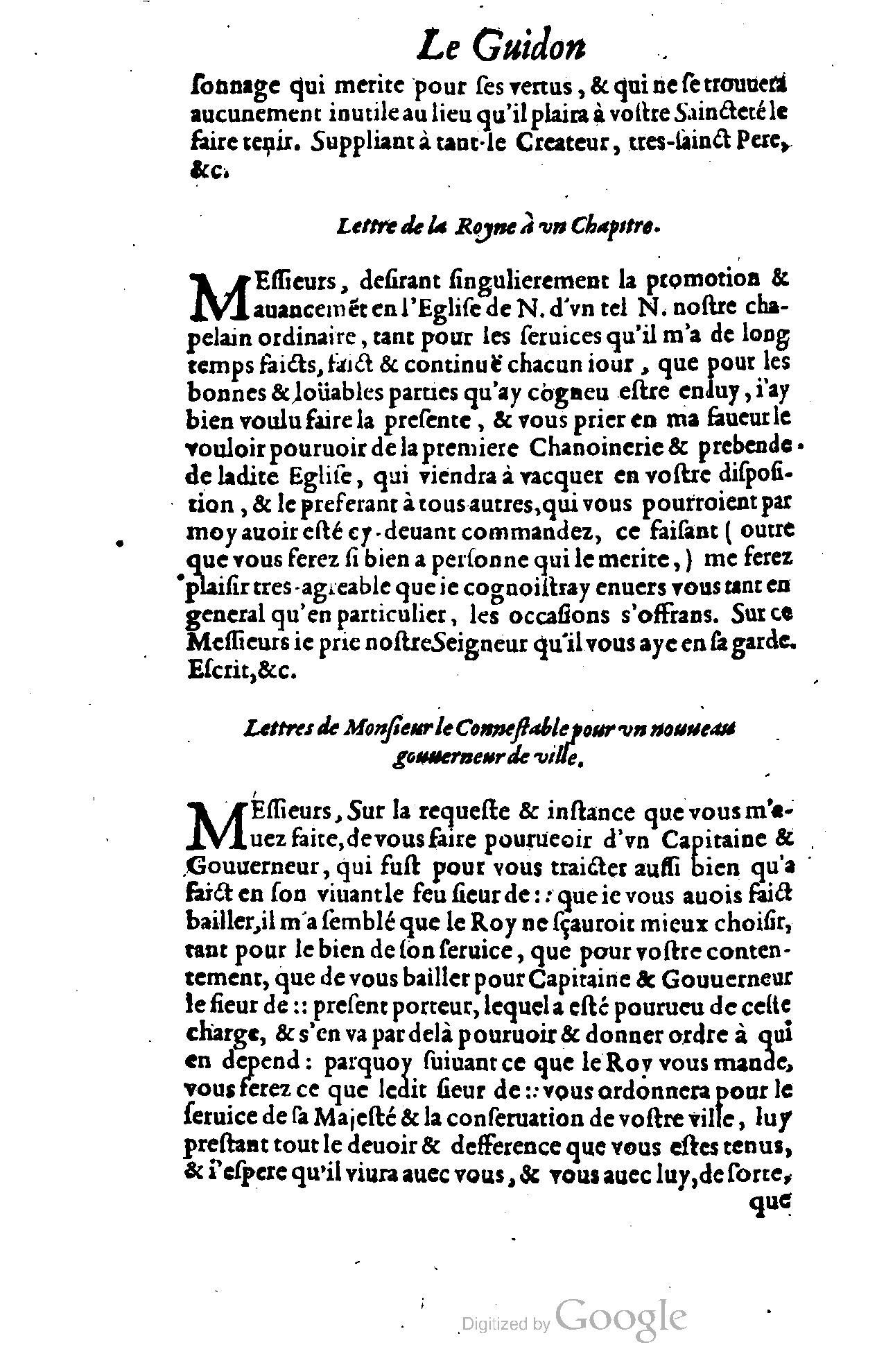 1614 - Jean Richer - Trésor du nouveau style et protocole de la chancellerie de France - BSB Munich