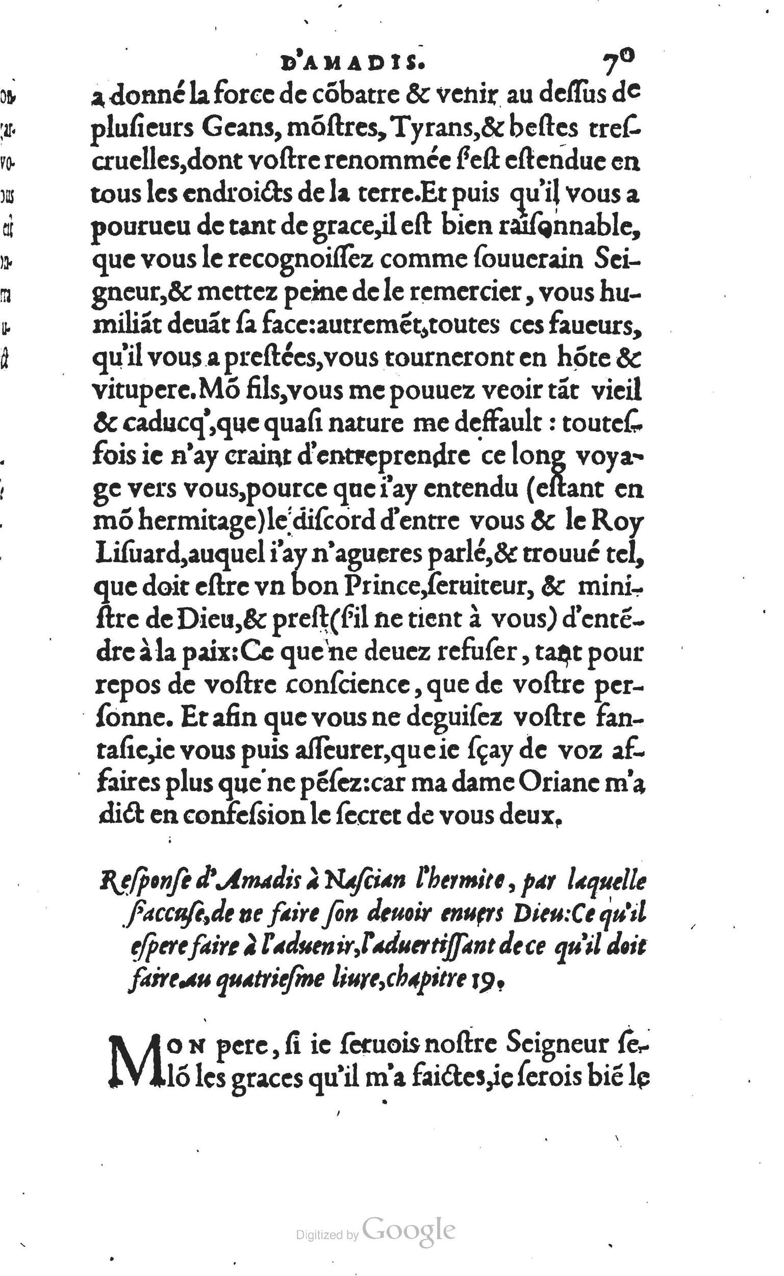 1560 - Vincent Sertenas et Gilles Robinot - Trésor des Amadis - British Library