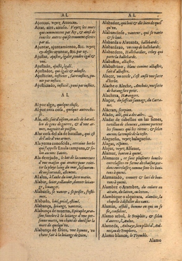 1607 - Marc Orry - Trésor des deux langues espagnole et française (Première et Seconde parties) - ÖNB Wien