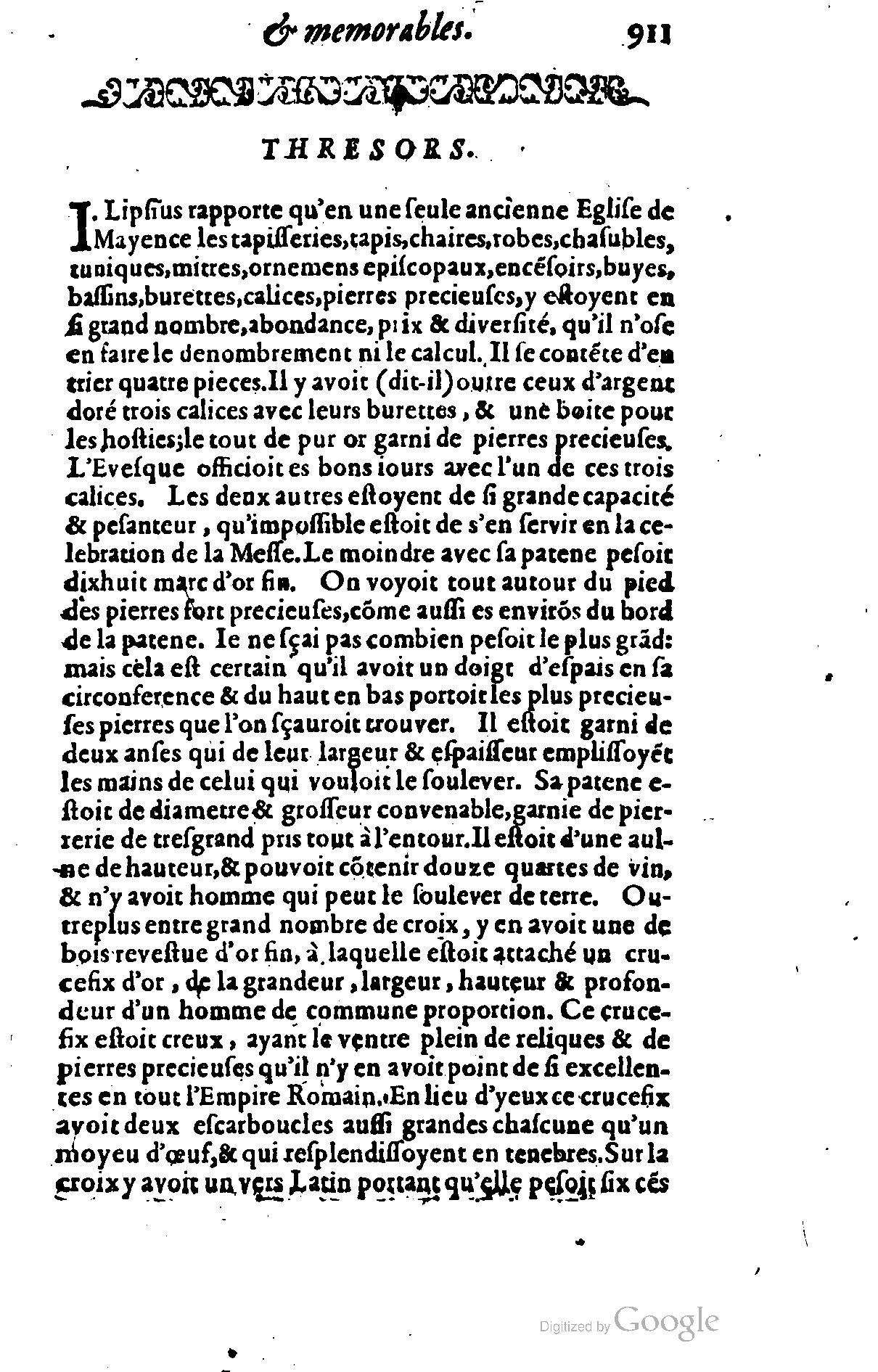 1628 - Jacques Crespin - Trésor d’histoires admirables et mémorables - BSB Munich