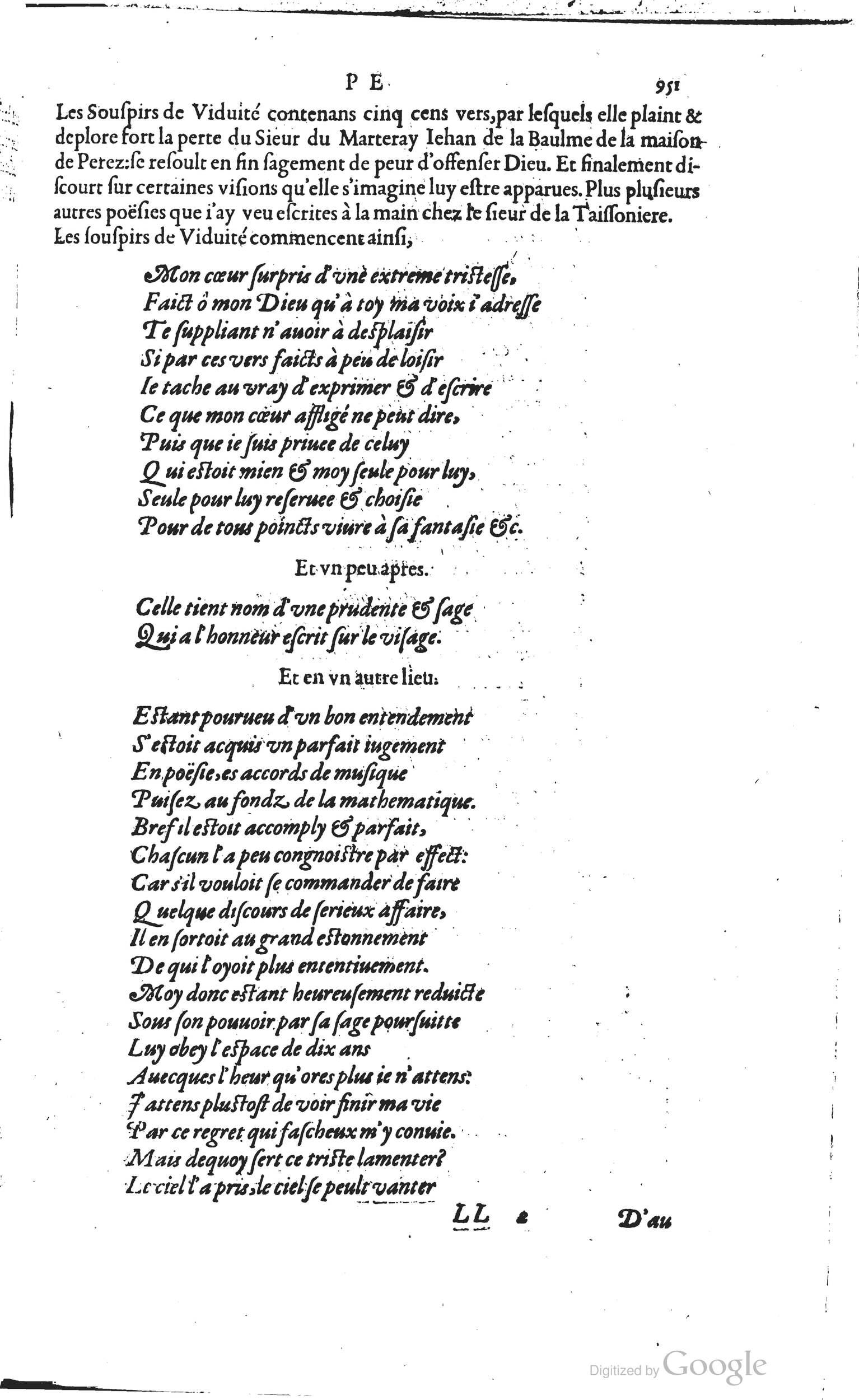 1585 - Barthélemy Honorat - Bibliothèques françaises - BSB Munich