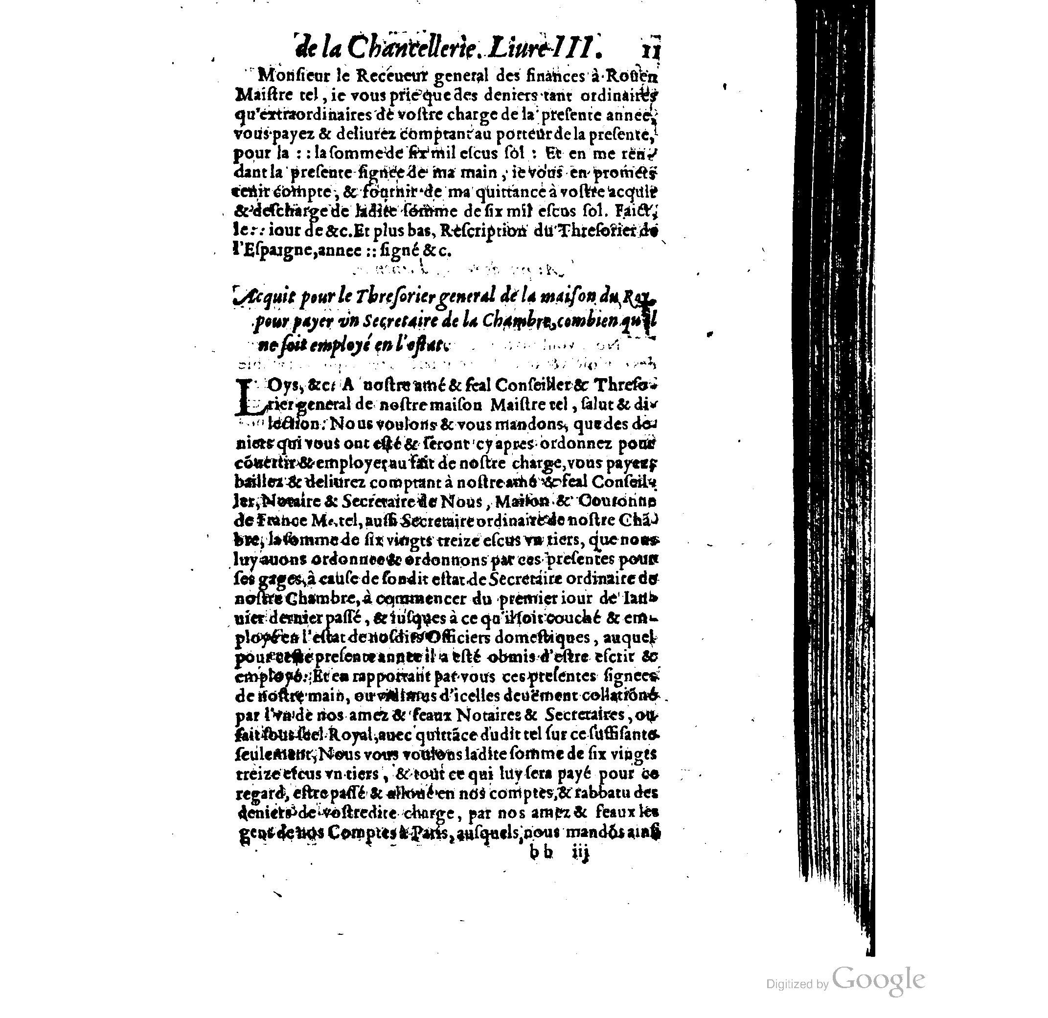 1614 - Jean Richer - Trésor du nouveau style et protocole de la chancellerie de France - BSB Munich