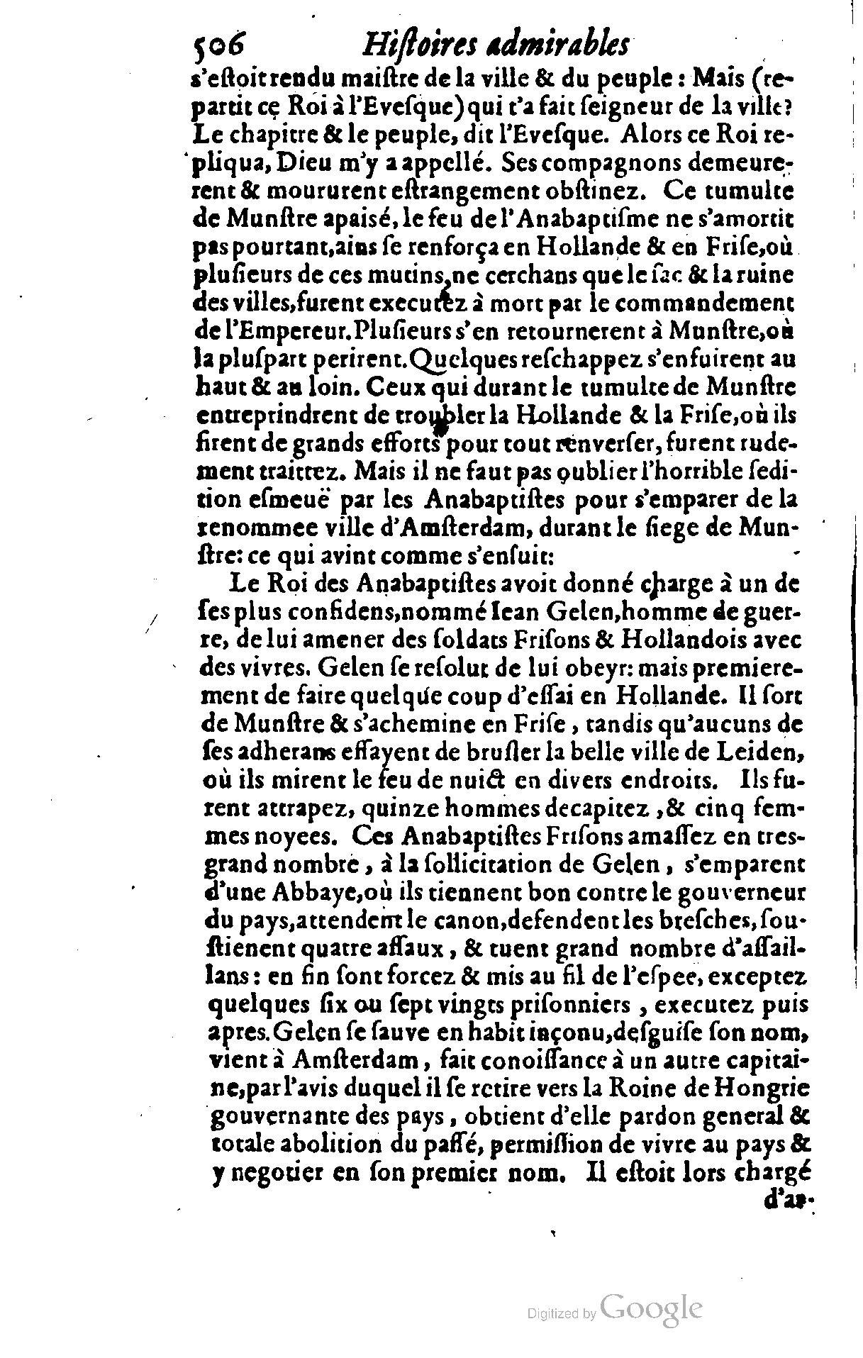 1628 - Jacques Crespin - Trésor d’histoires admirables et mémorables - BSB Munich