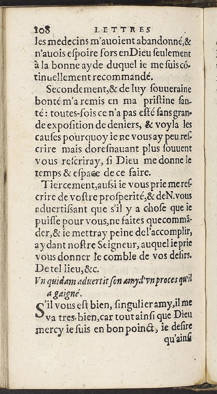 1597 - Jean Osmont - Trésor des secrétaires - Brno