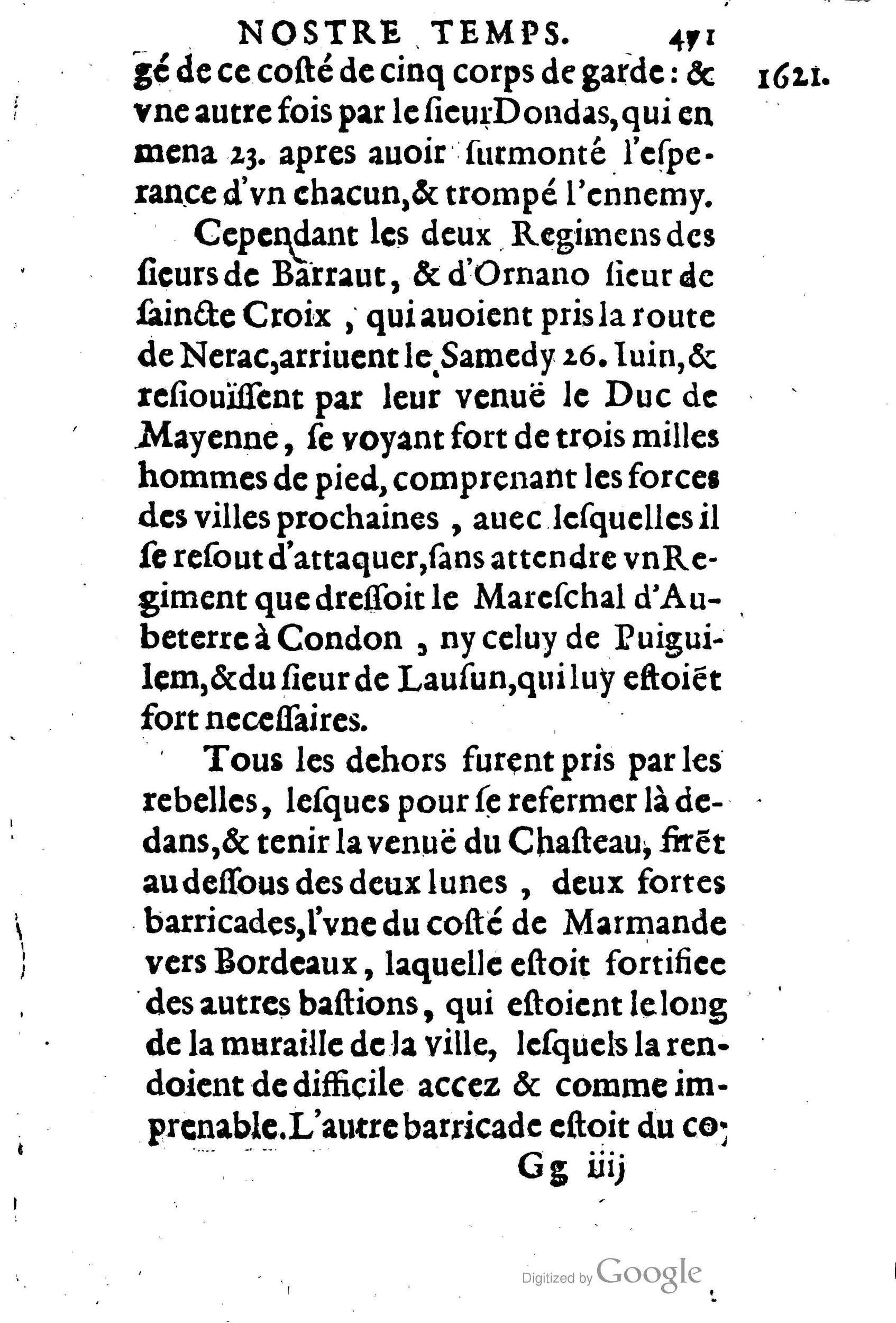 1623 - Joseph Bouillerot - Trésor de l’histoire générale de notre temps - BM Lyon