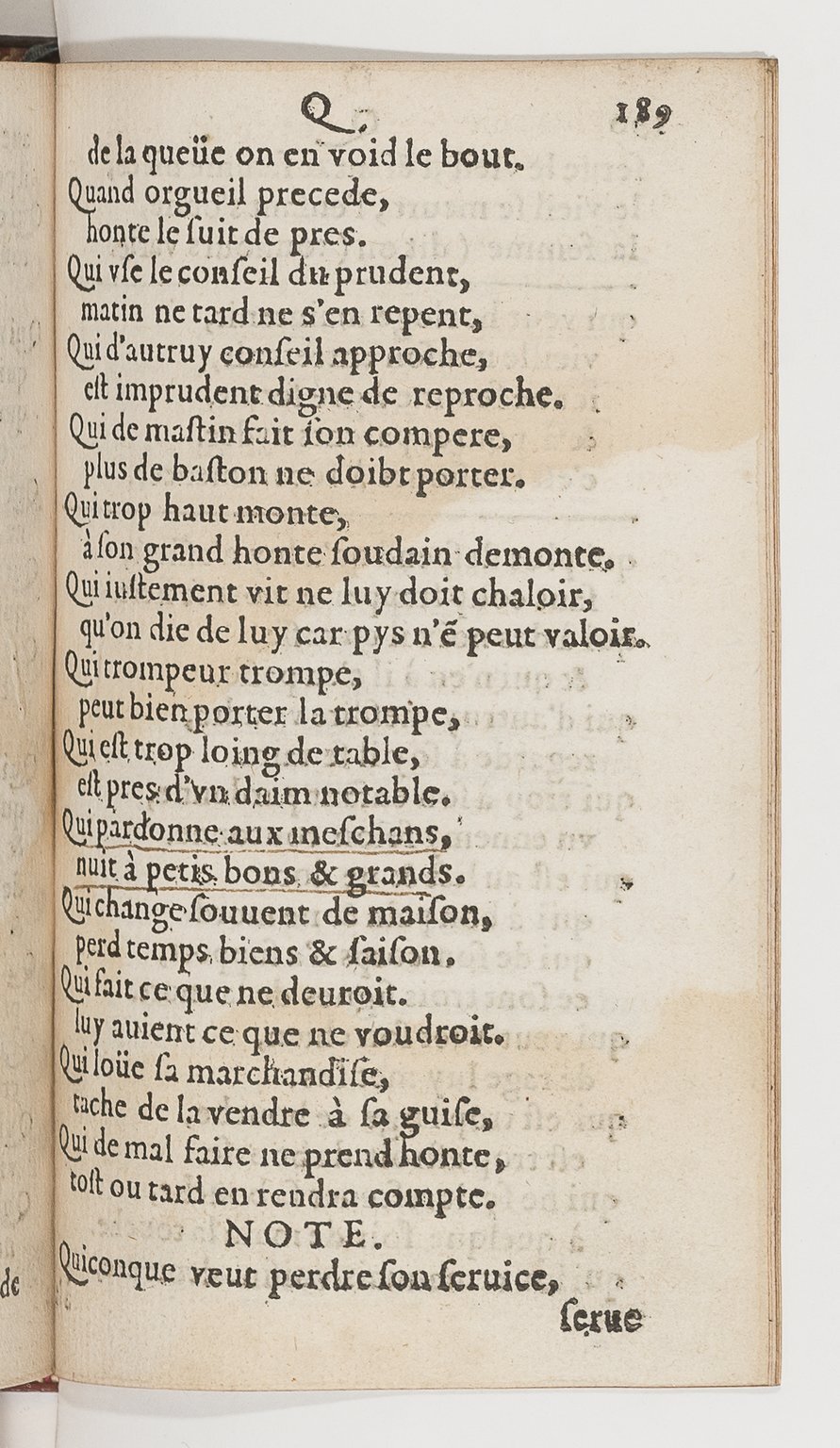 1577 - Jean d’Ogerolles - Trésor de sentences dorées - BnF Arsenal