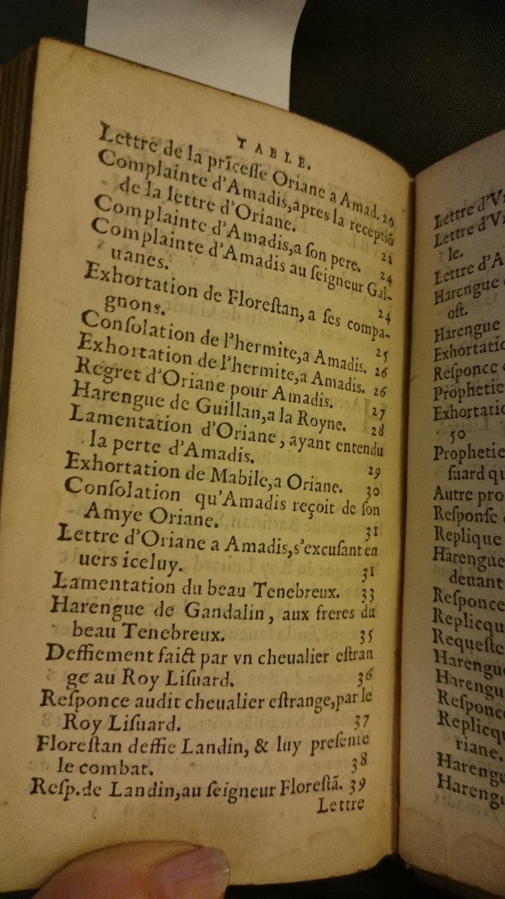 1606 - Jean Antoine Huguetan - Trésor des Amadis - British Library