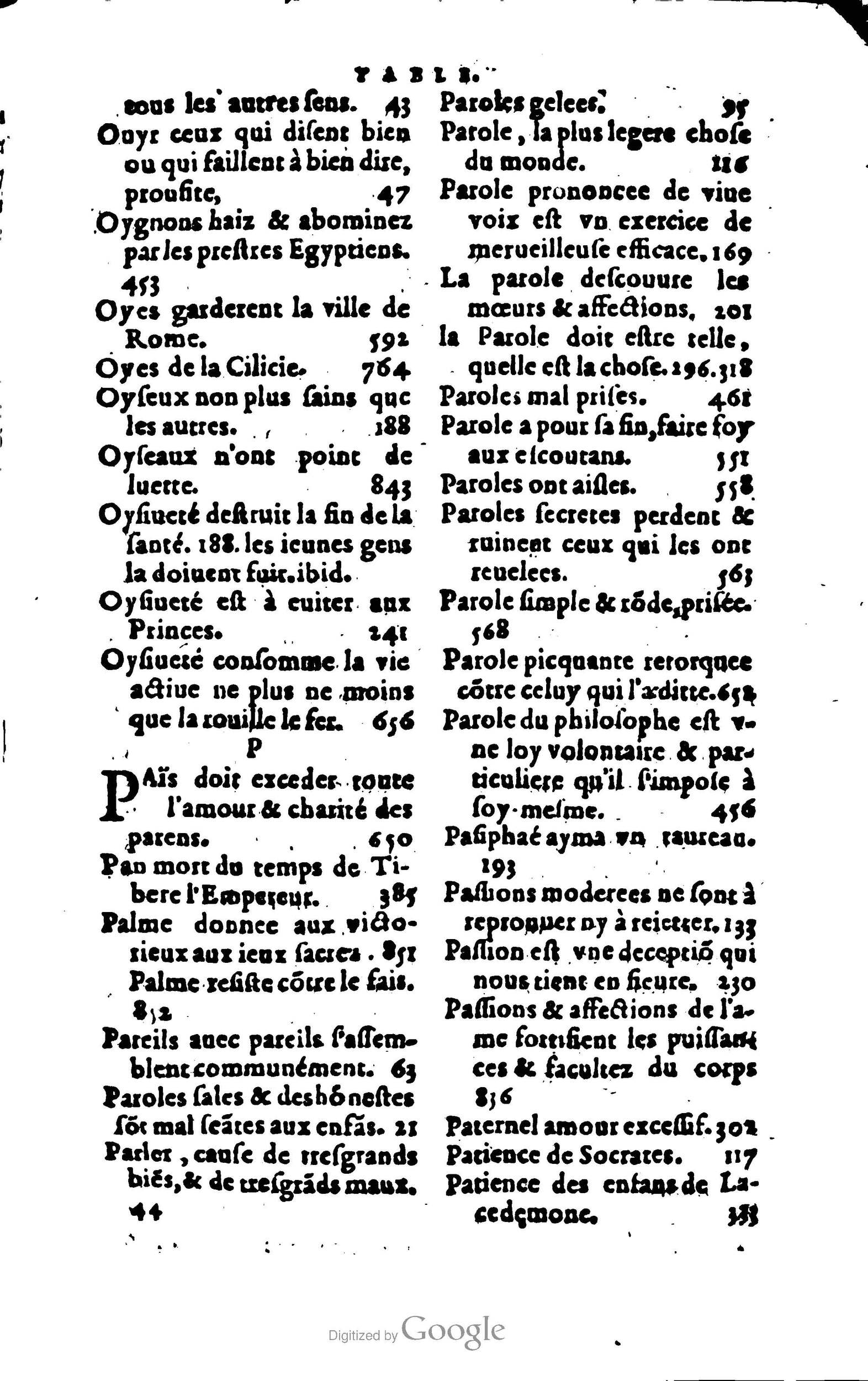 1578 - Jean Poupy - Trésor des morales de Plutarque - BSB Munich
