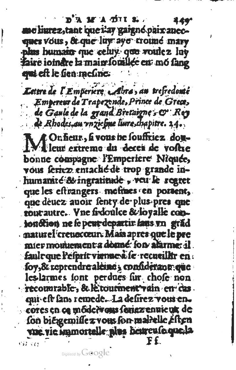 1567 - Jean Pygot - Trésor des Amadis - BM Lyon 1567 - Jean Pygot - Trésor des Amadis - BM Lyon