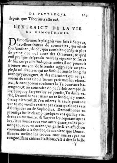 1574 - Benoît Rigaud - Trésor des vies de Plutarque - Avignon