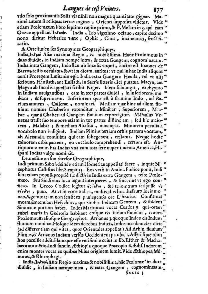 1613 - Matthieu Berjon - Trésor de l’histoire des langues de cet univers - BM Lyon