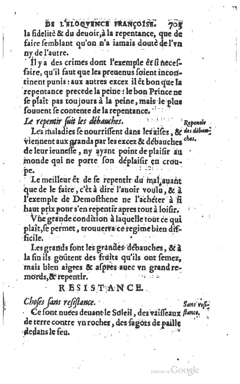 1610 - Louis Coste - Trésor de l’éloquence française (Seconde partie) - BM Lyon