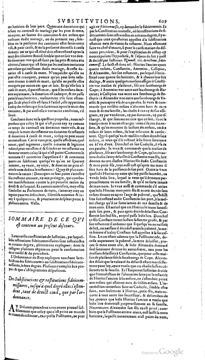 1629 - Veuve Nicolas Buon - Trésor du droit français (21754 T. 3) - BM Lyon