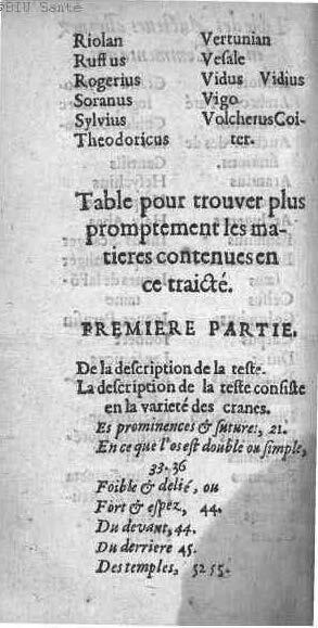 1612 - Thomas Portau - Trésor de chirurgie - BIU Santé