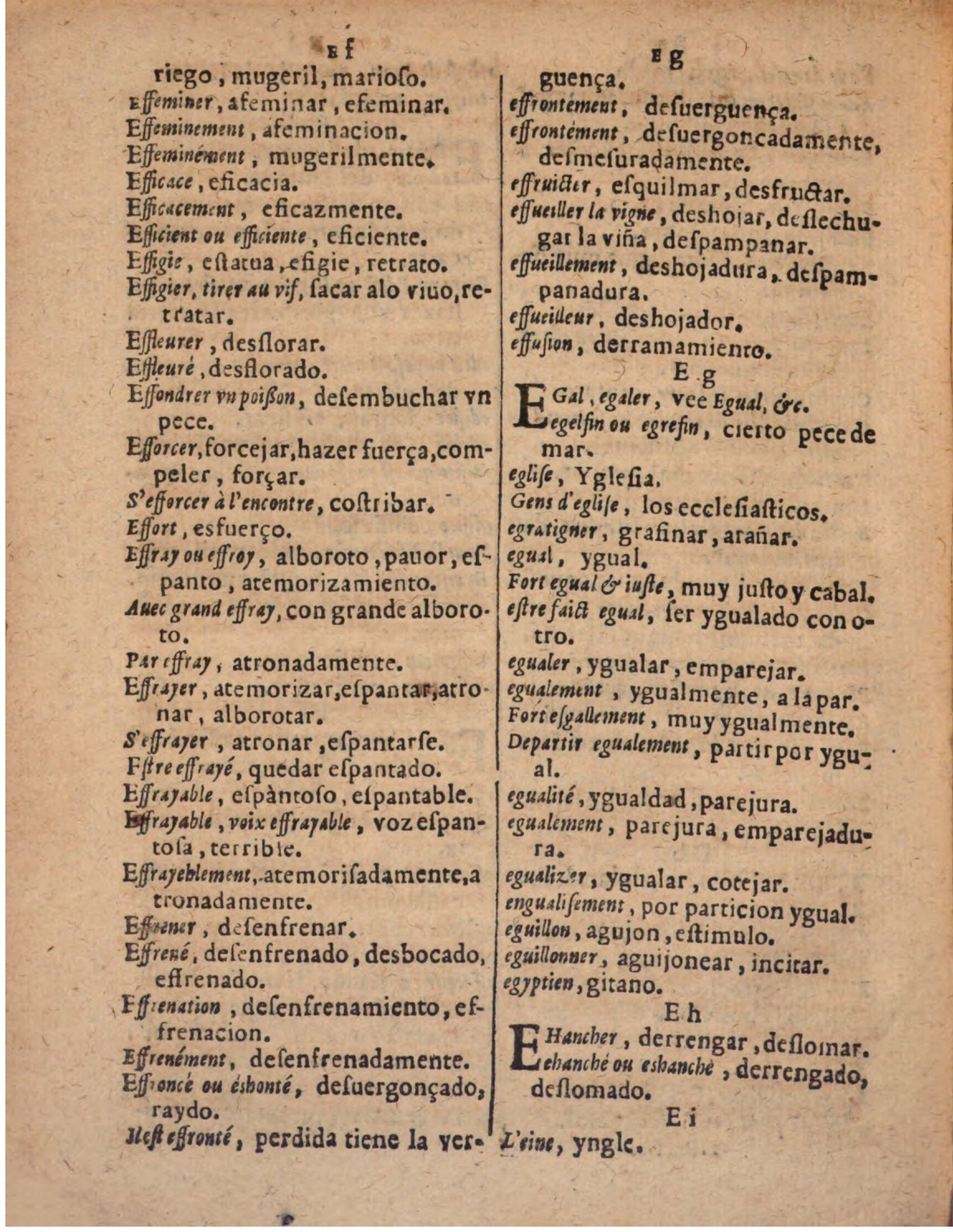 1624 - Hubert Antoine - Trésor des deux langues espagnole et française (Seconde partie) - BSB Munich
