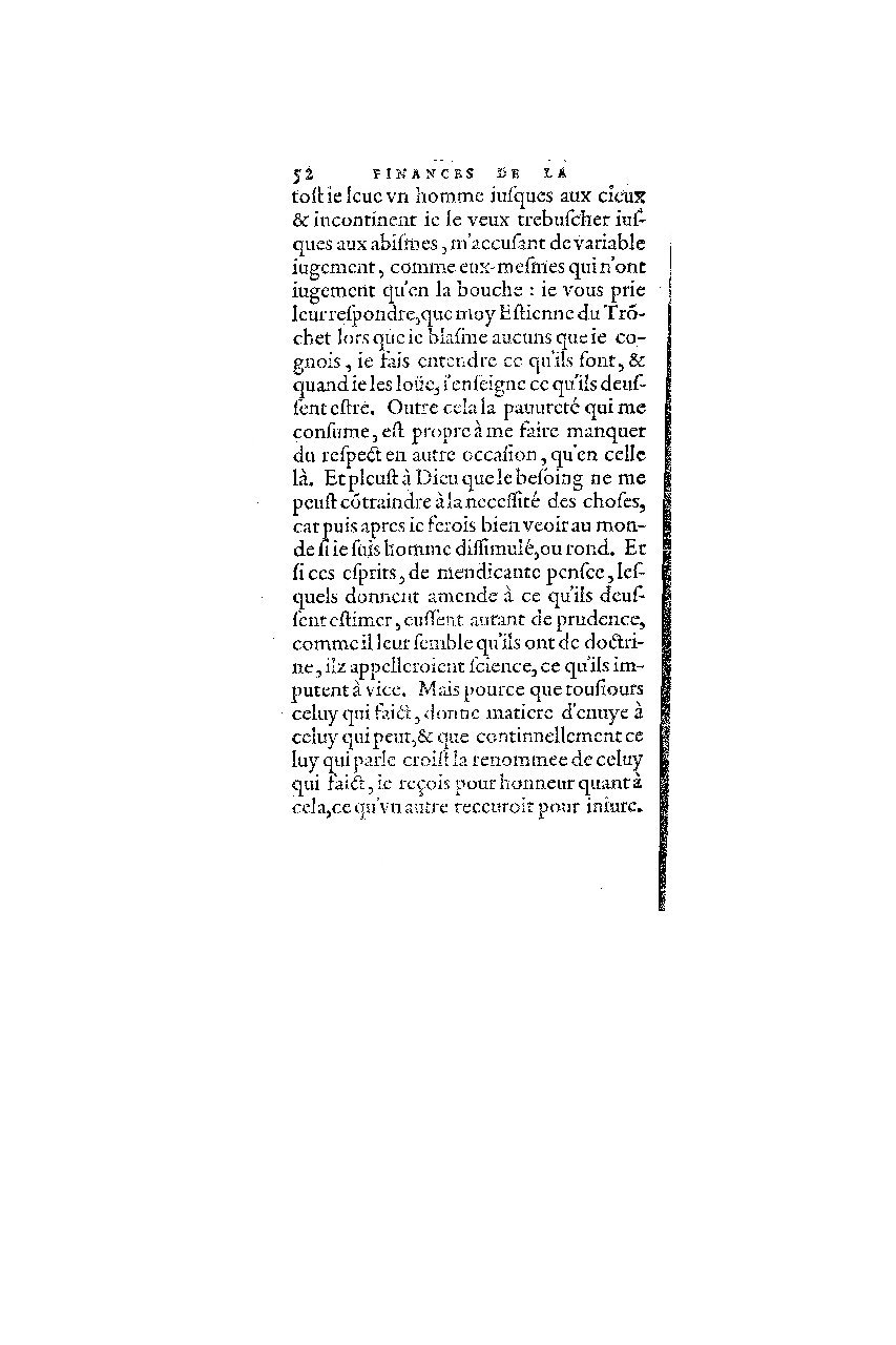 1572 - Nicolas Du Chemin - Finances et Trésor de la plume française - BM Lyon