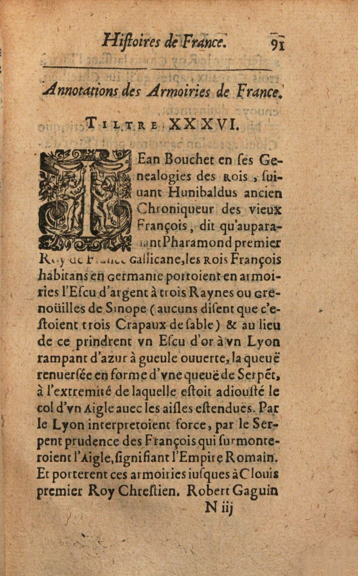 1639 - Jean Corrozet - Trésor des histoires de France - BSB Munich