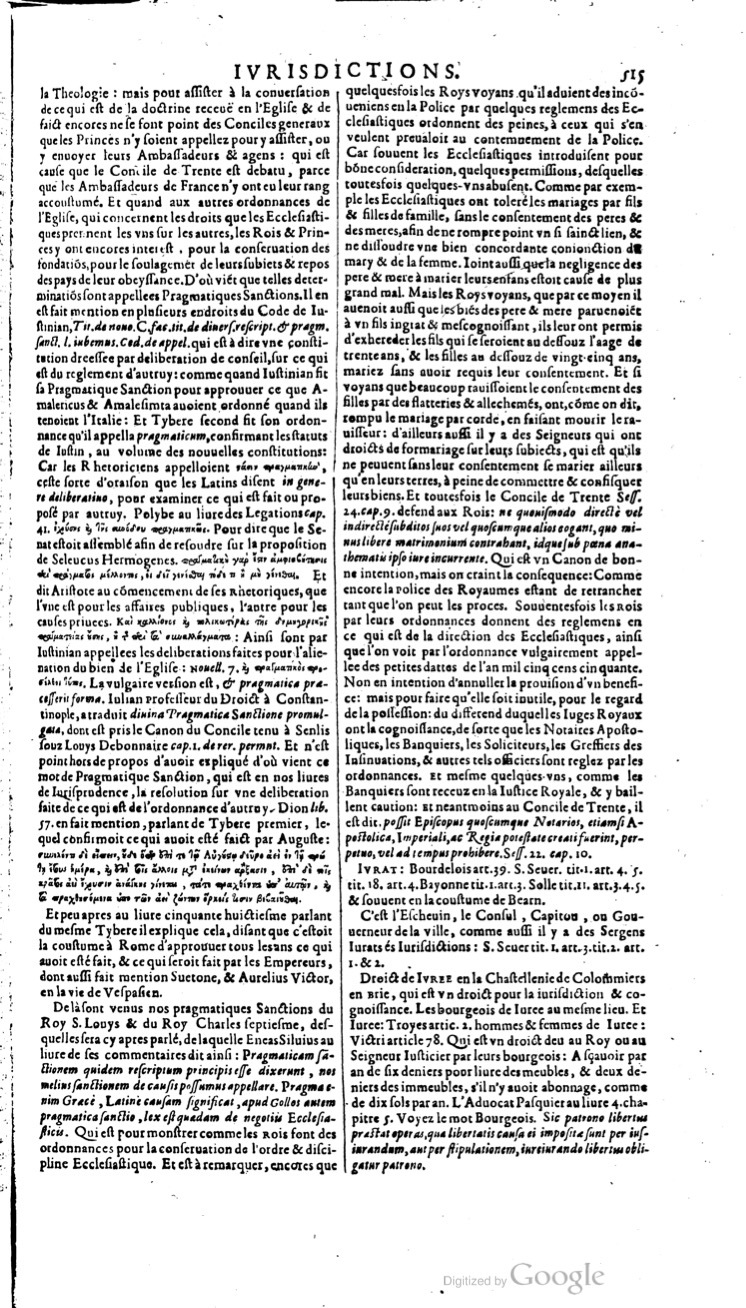 1629 - Veuve Nicolas Buon - Trésor du droit français (21754 T. 2) - BM Lyon 1629 - Veuve Nicolas Buon - Trésor du droit français (21754 T. 2) - BM Lyon