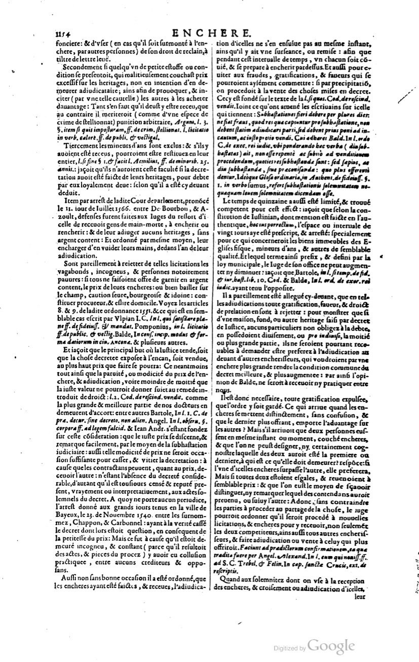 1629 - Veuve Nicolas Buon - Trésor du droit français (21754 T. 1) - BM Lyon
