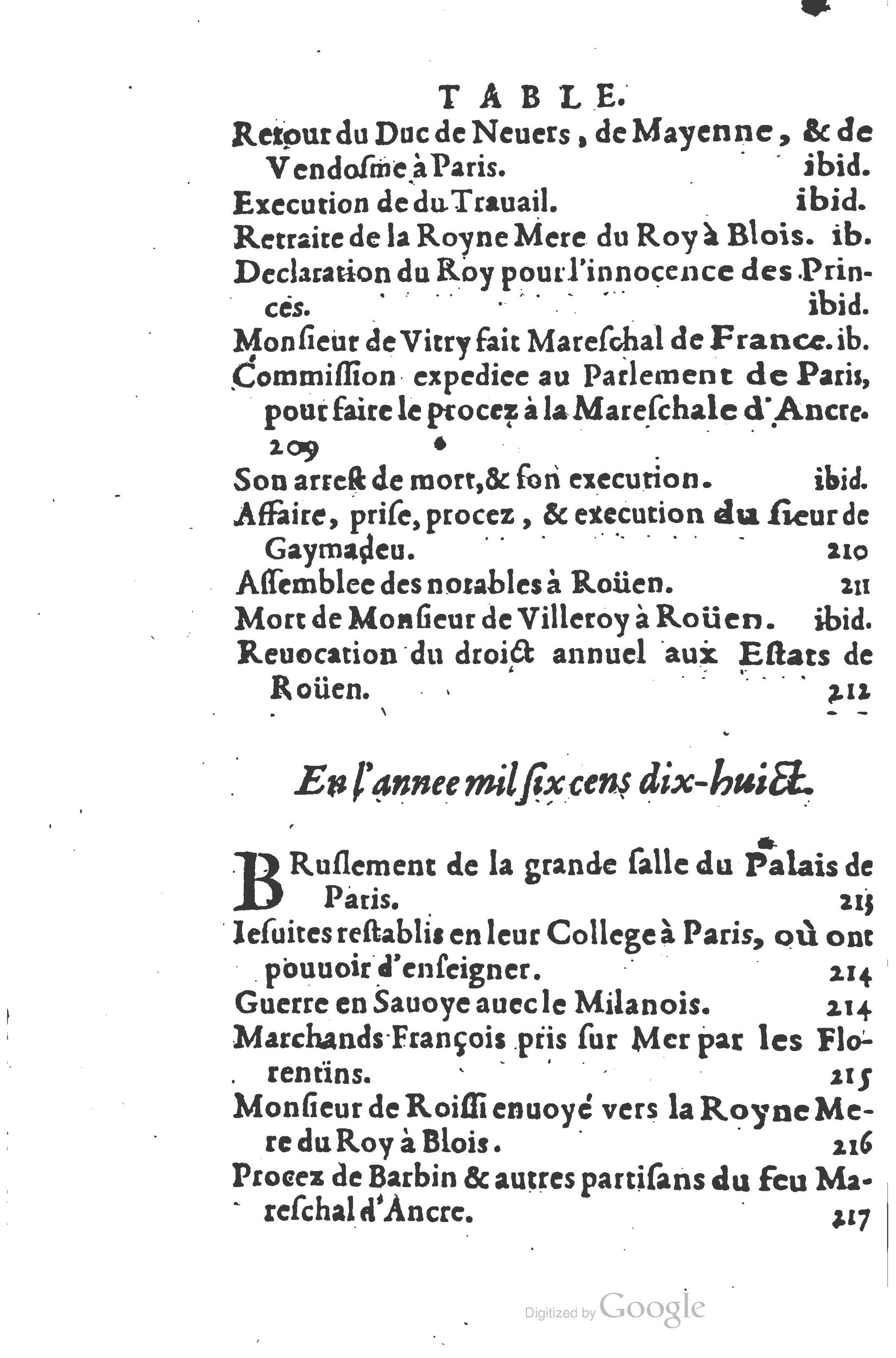 1626 - Joseph Bouillerot - Trésor de l’histoire générale de notre temps - BSB Munich