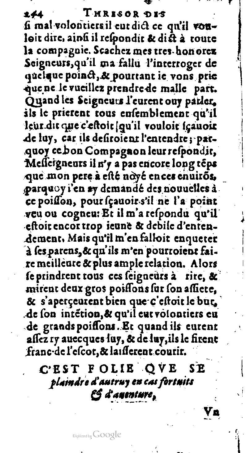 1616 - Balthazar Bellère - Trésor des récréations - NK ČR Prague