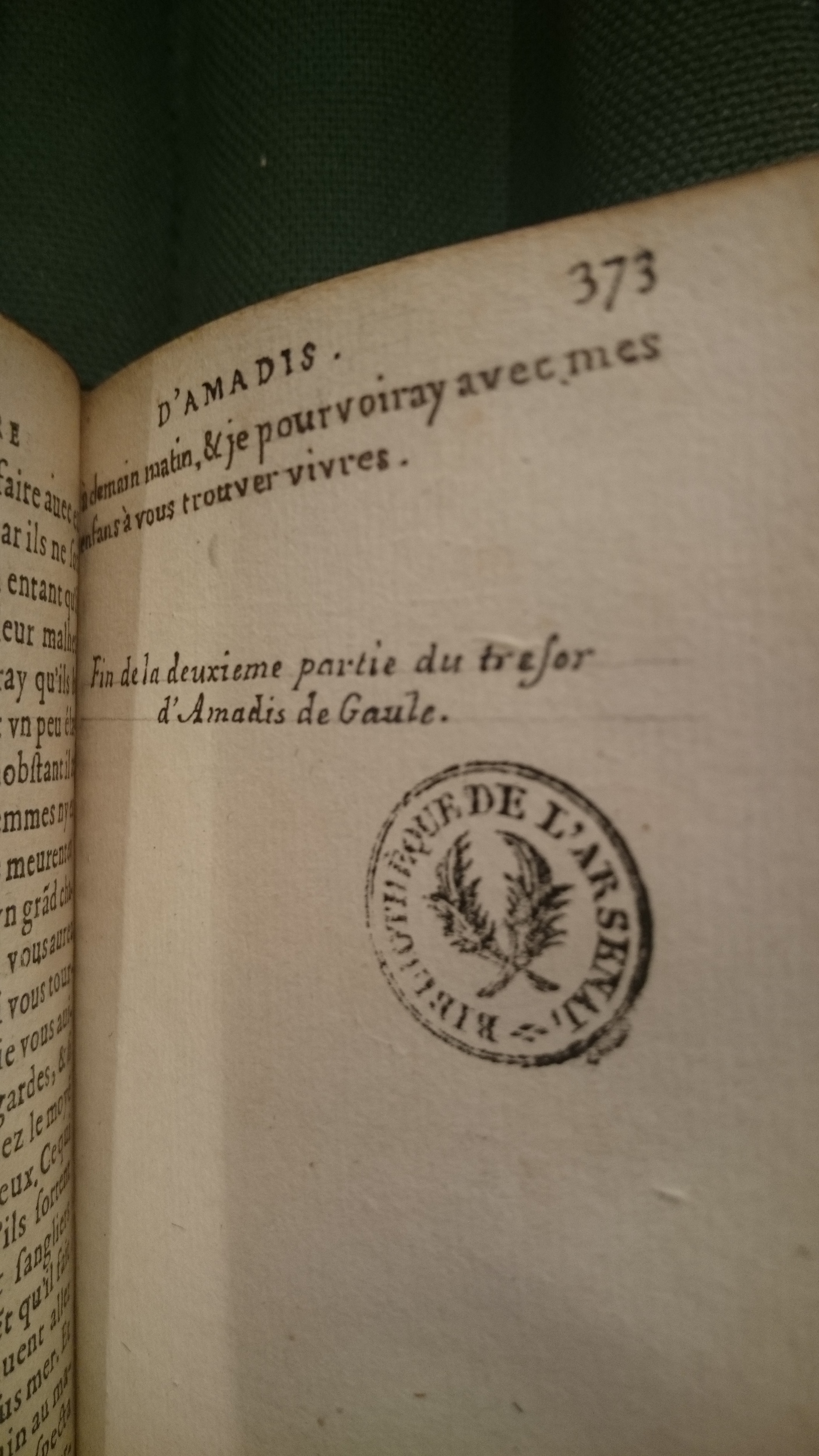 1582 - Jean Huguetan - Trésor des Amadis - BnF Arsenal