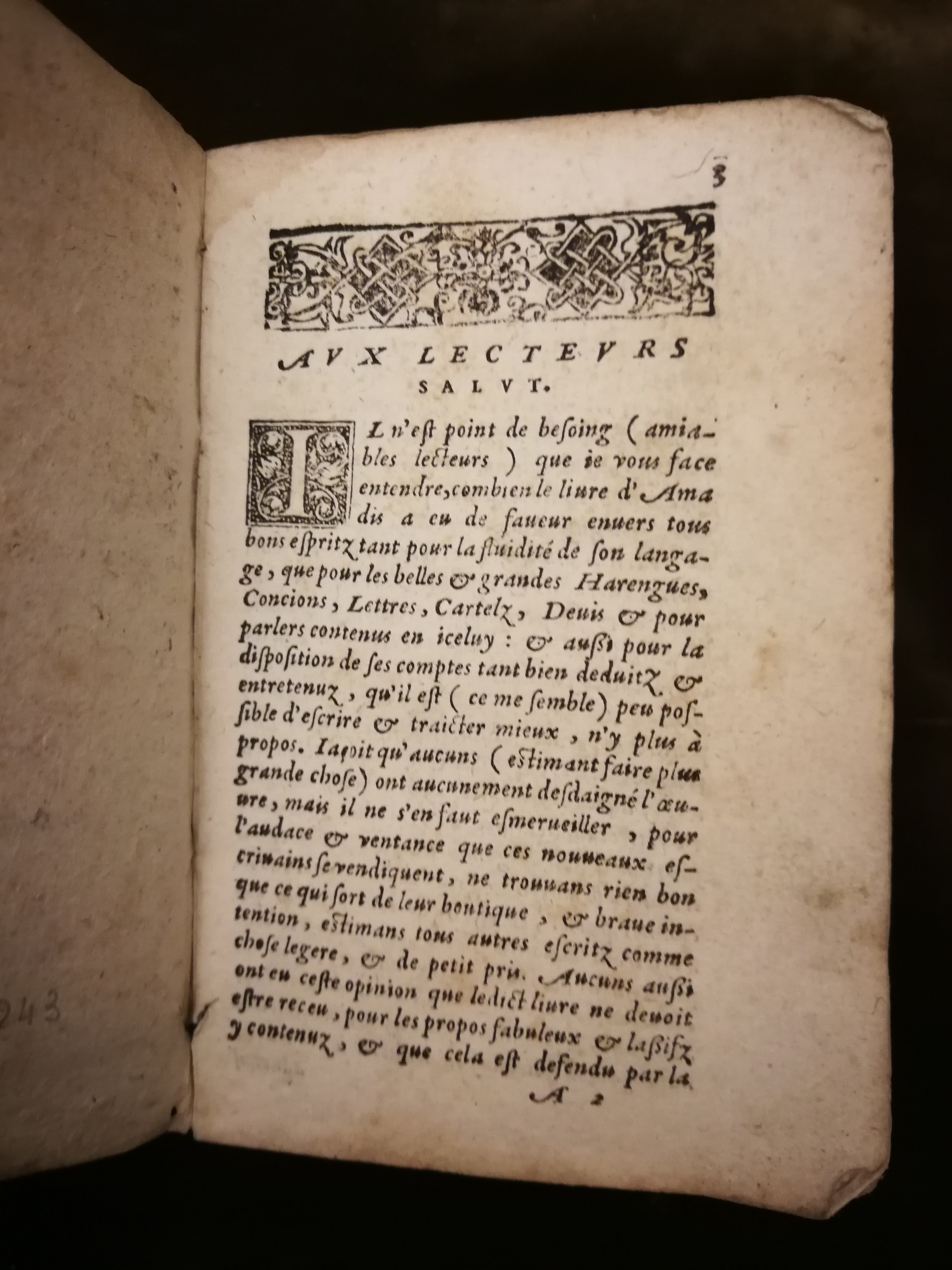 1571 - François Durelle et Benoît Rigaud - Trésor des Amadis - BNC Florence 1571 - François Durelle et Benoît Rigaud - Trésor des Amadis - BNC Florence