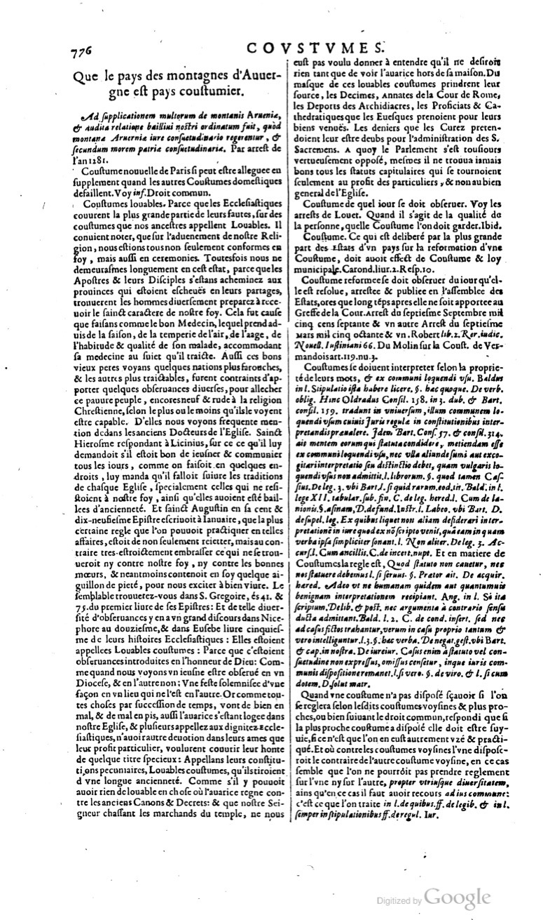 1629 - Veuve Nicolas Buon - Trésor du droit français (29620 T. 1) - BM Lyon 1629 - Veuve Nicolas Buon - Trésor du droit français (29620 T. 1) - BM Lyon