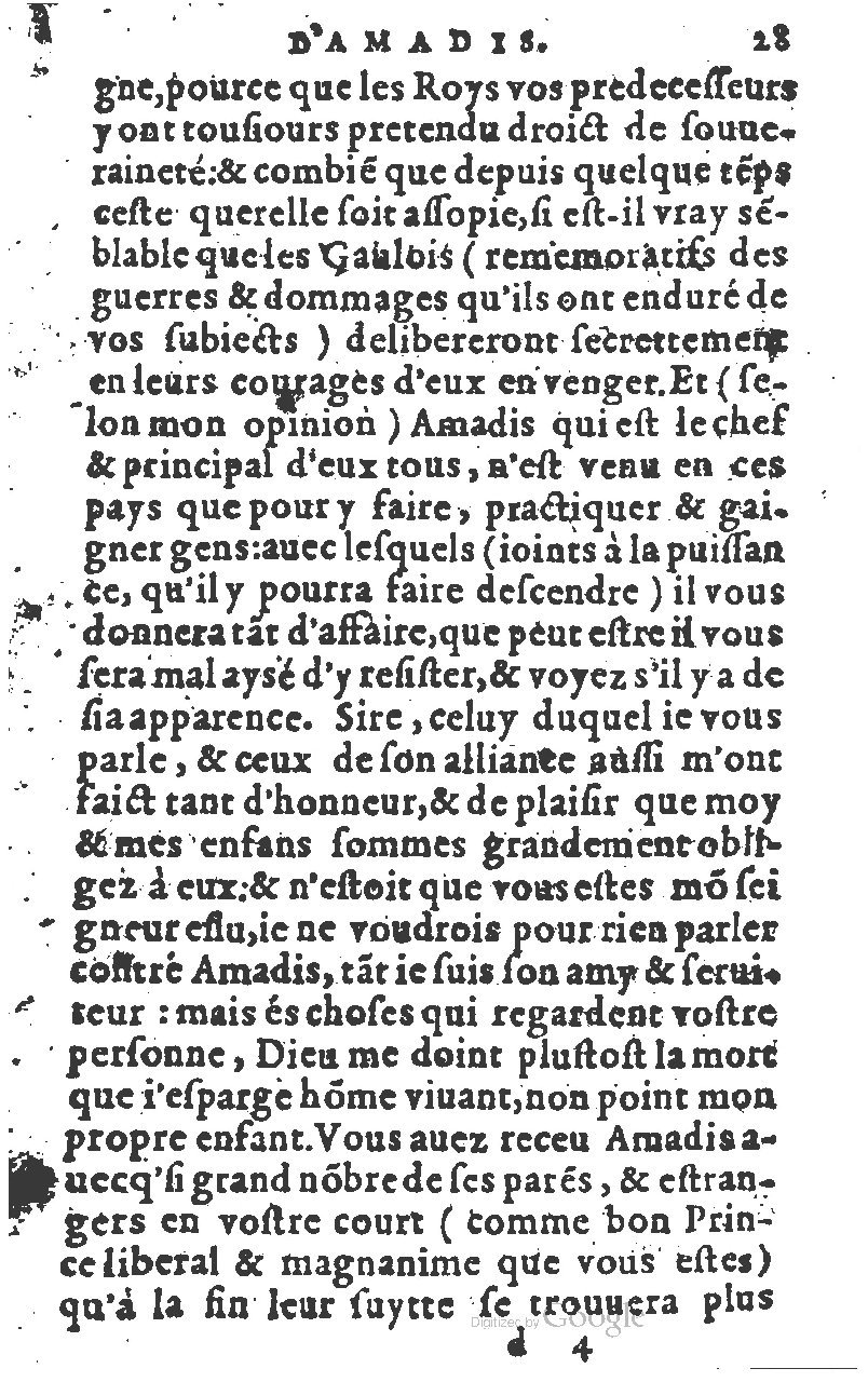 1582 - Jean Huguetan - Trésor des Amadis T. 1 - BM Lyon