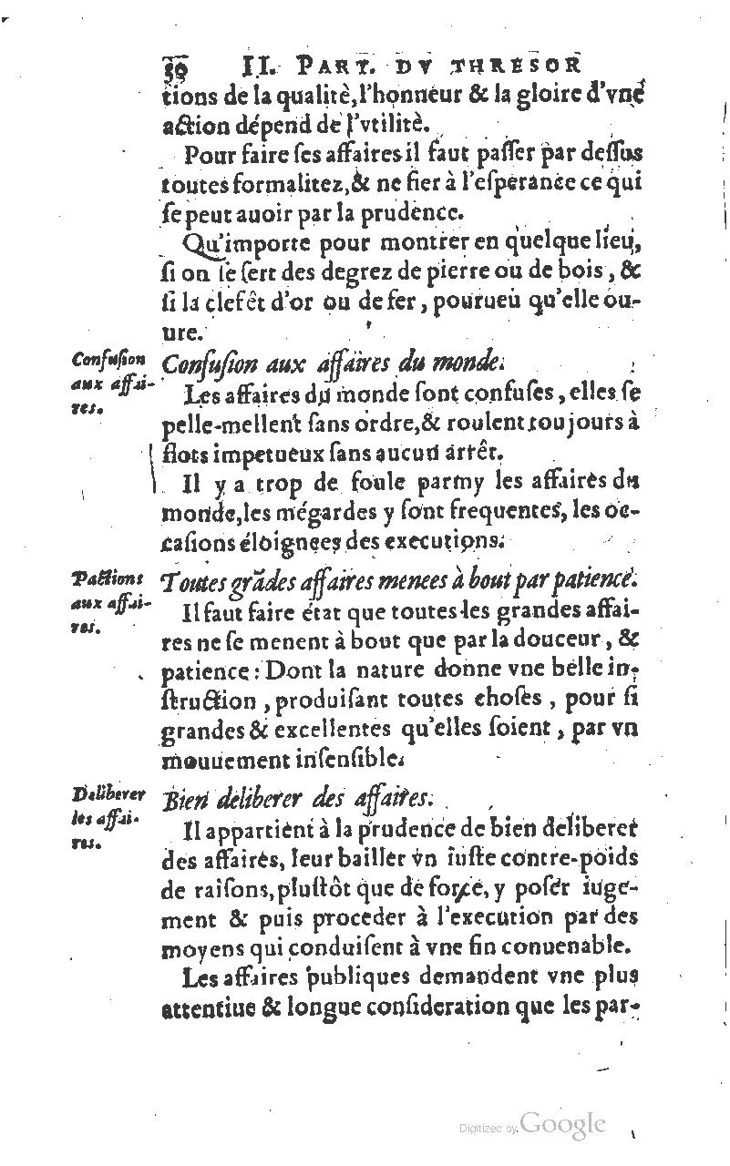 1610 - Louis Coste - Trésor de l’éloquence française (Seconde partie) - BM Lyon
