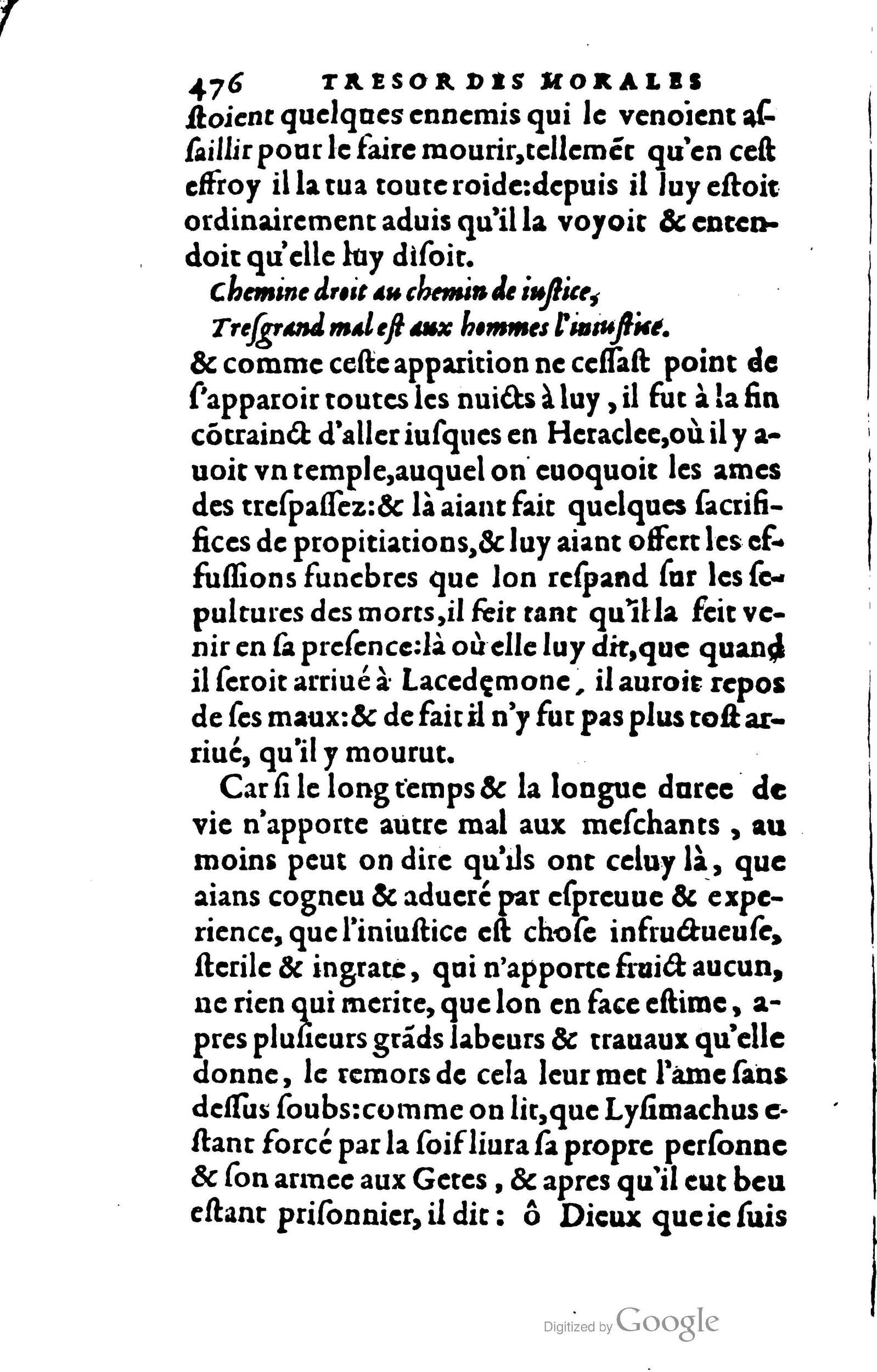 1578 - Jean Poupy - Trésor des morales de Plutarque - BSB Munich