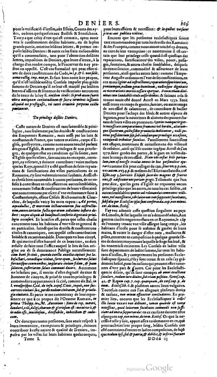 1629 - Veuve Nicolas Buon - Trésor du droit français (21754 T. 1) - BM Lyon