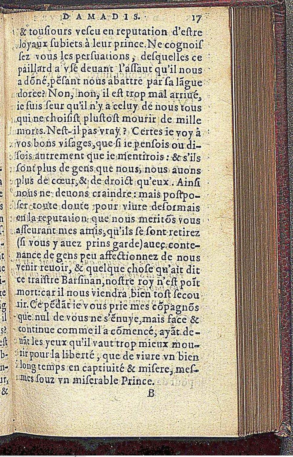 1573 - Olivier de Harsy - Trésor des Amadis - Edimbourg