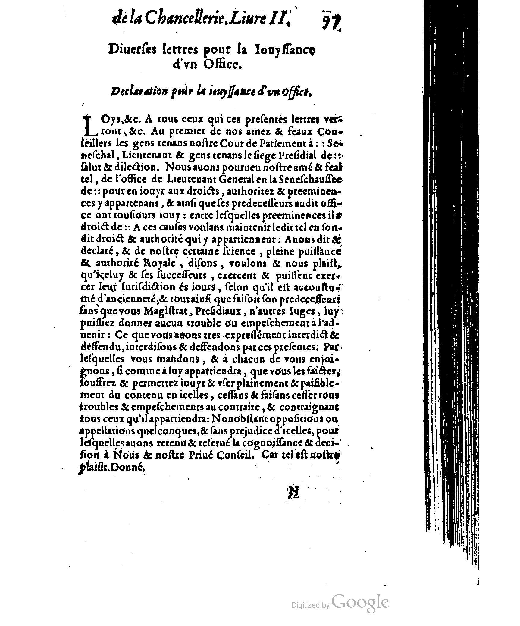 1614 - Jean Richer - Trésor du nouveau style et protocole de la chancellerie de France - BSB Munich 1614 - Jean Richer - Trésor du nouveau style et protocole de la chancellerie de France - BSB Munich
