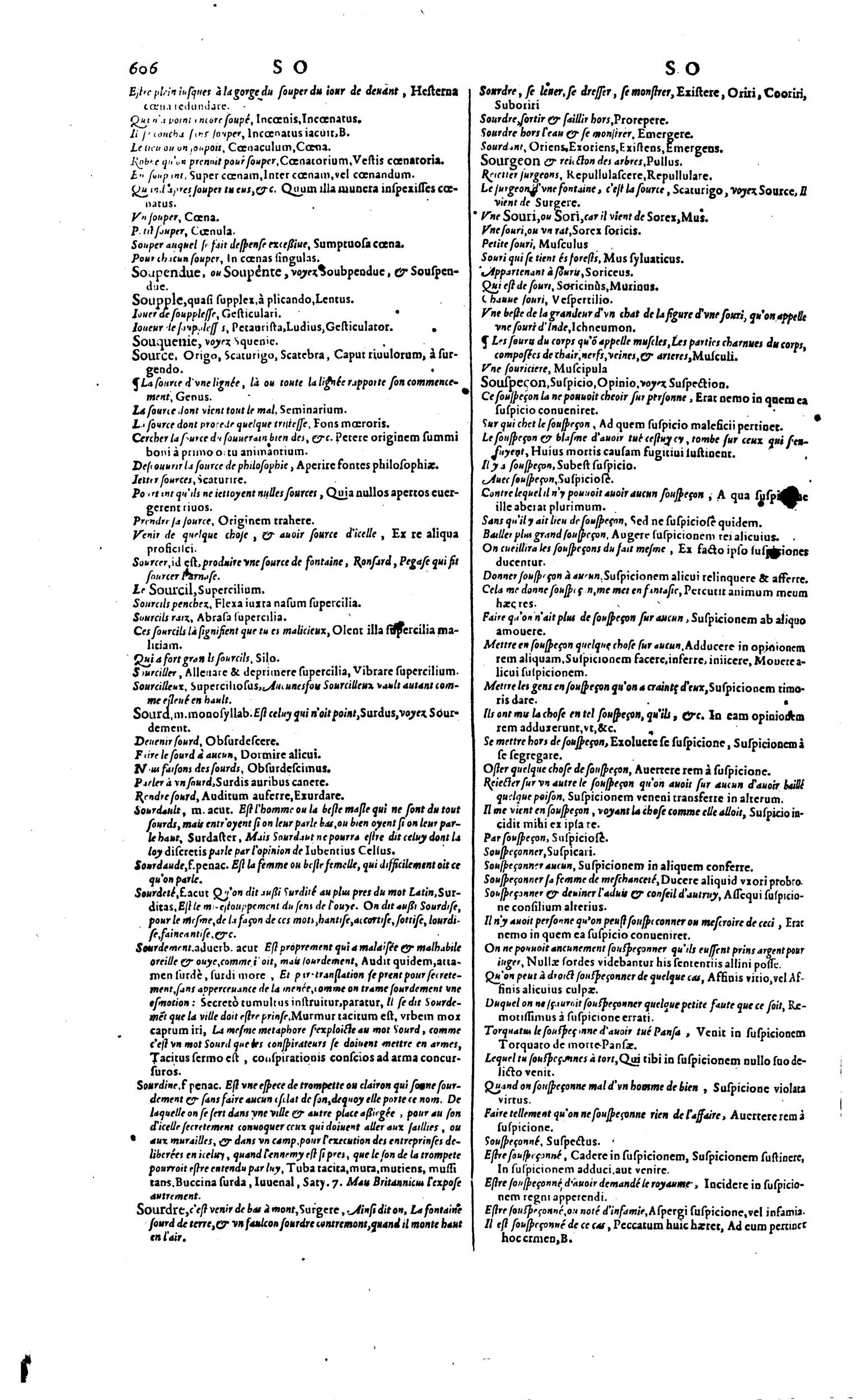 1606 - David Douceur - Trésor de la langue française - BM Lyon 1606 - David Douceur - Trésor de la langue française - BM Lyon