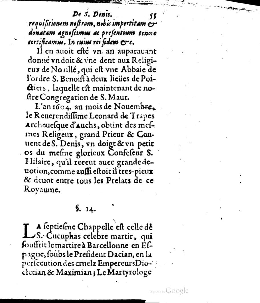 1636 - Jean Billaine - Trésor sacré ou inventaire des saintes reliques - British Library