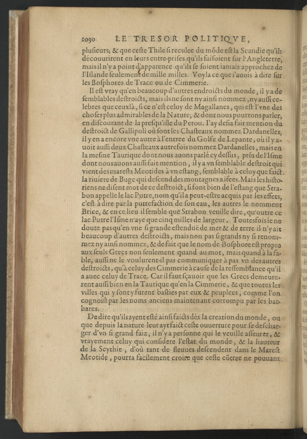 1608 - Nicolas Du Fossé - Trésor politique - BnF Tolbiac