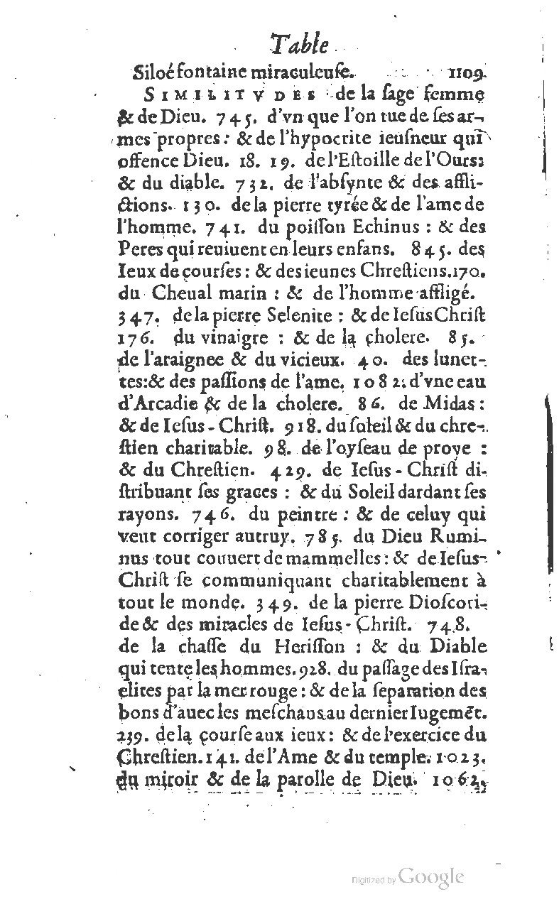 1607 - Nicolas Du Fossé - Trésor quadragésimal - T 01 - BM Lyon