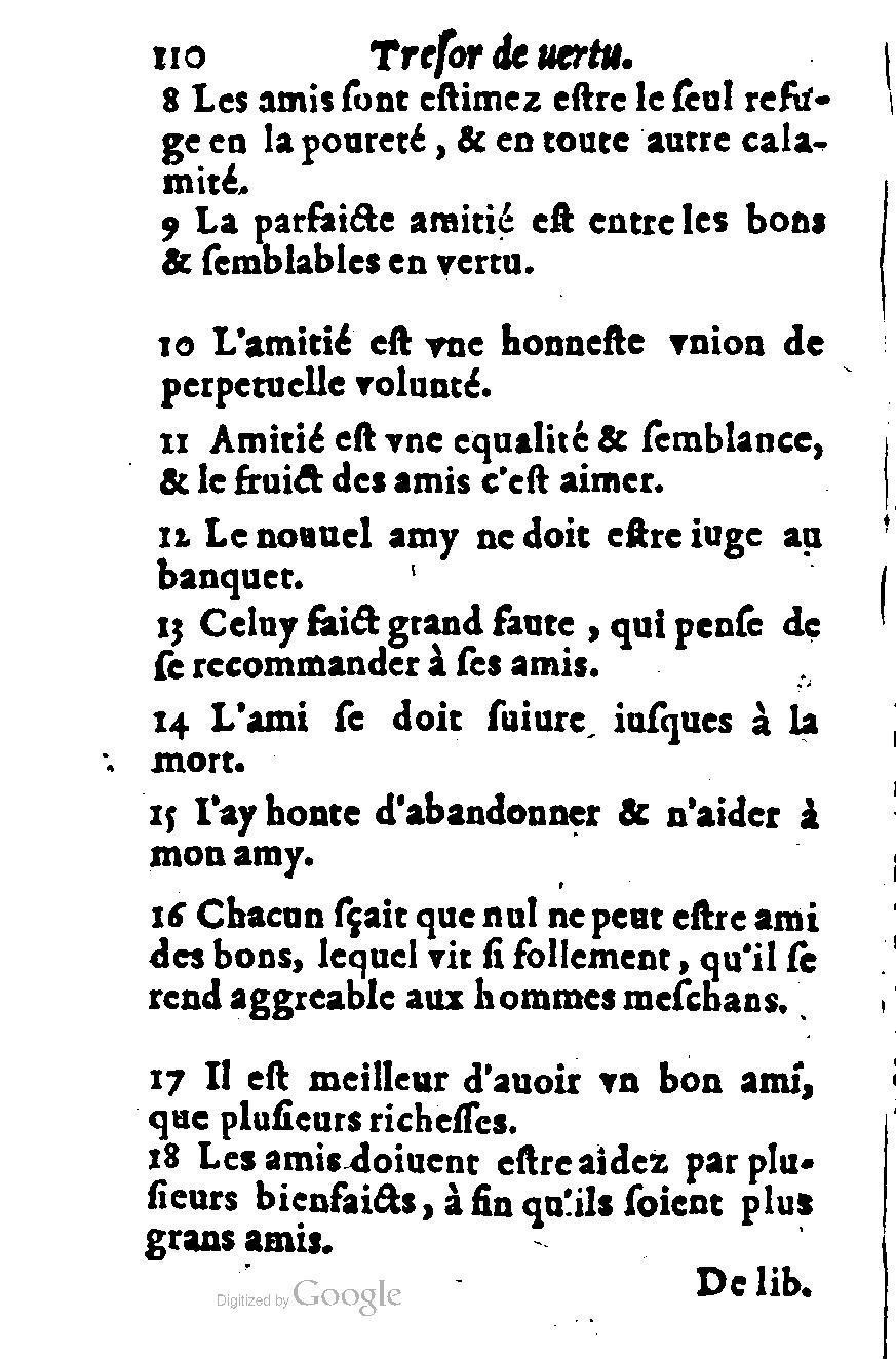 1576 - Benoît Rigaud - Trésor de vertu - British Library 1576 - Benoît Rigaud - Trésor de vertu - British Library