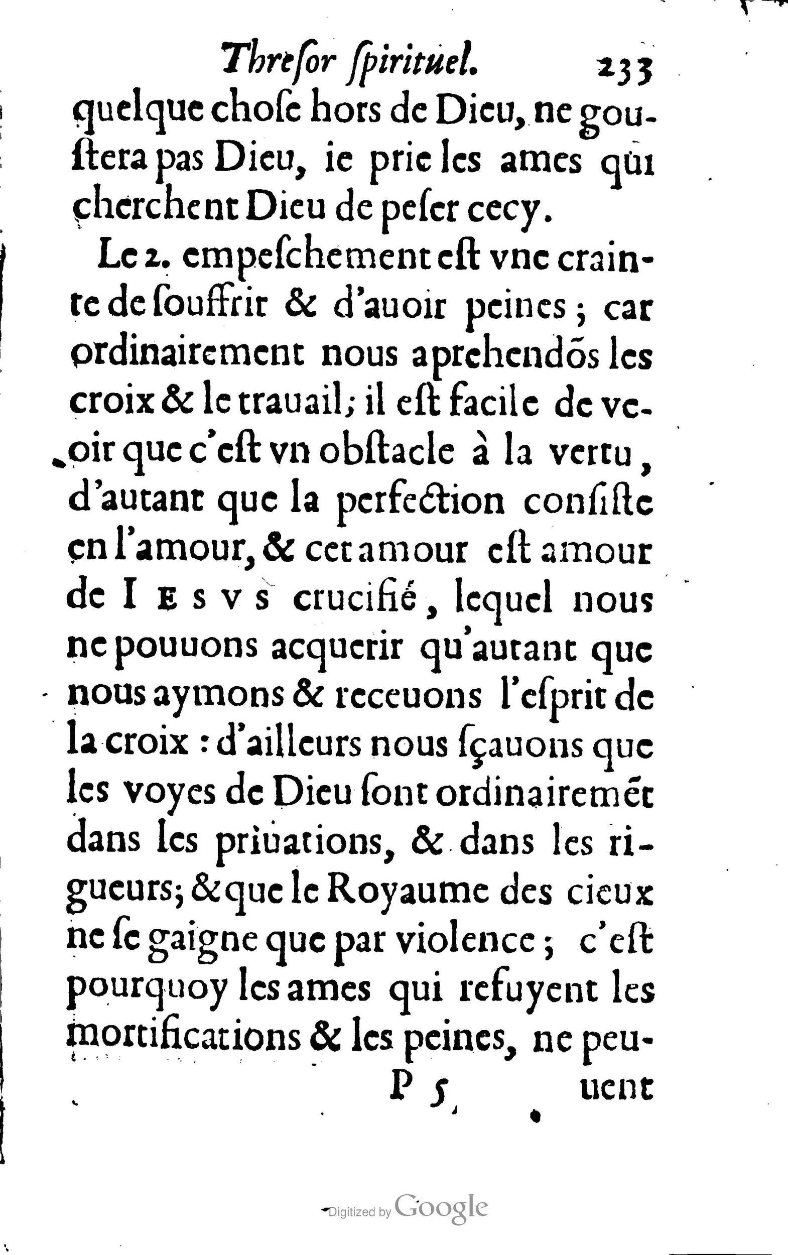 1633 - François Waudré - Trésor spirituel contenant les excellences du christianisme - BM Lyon