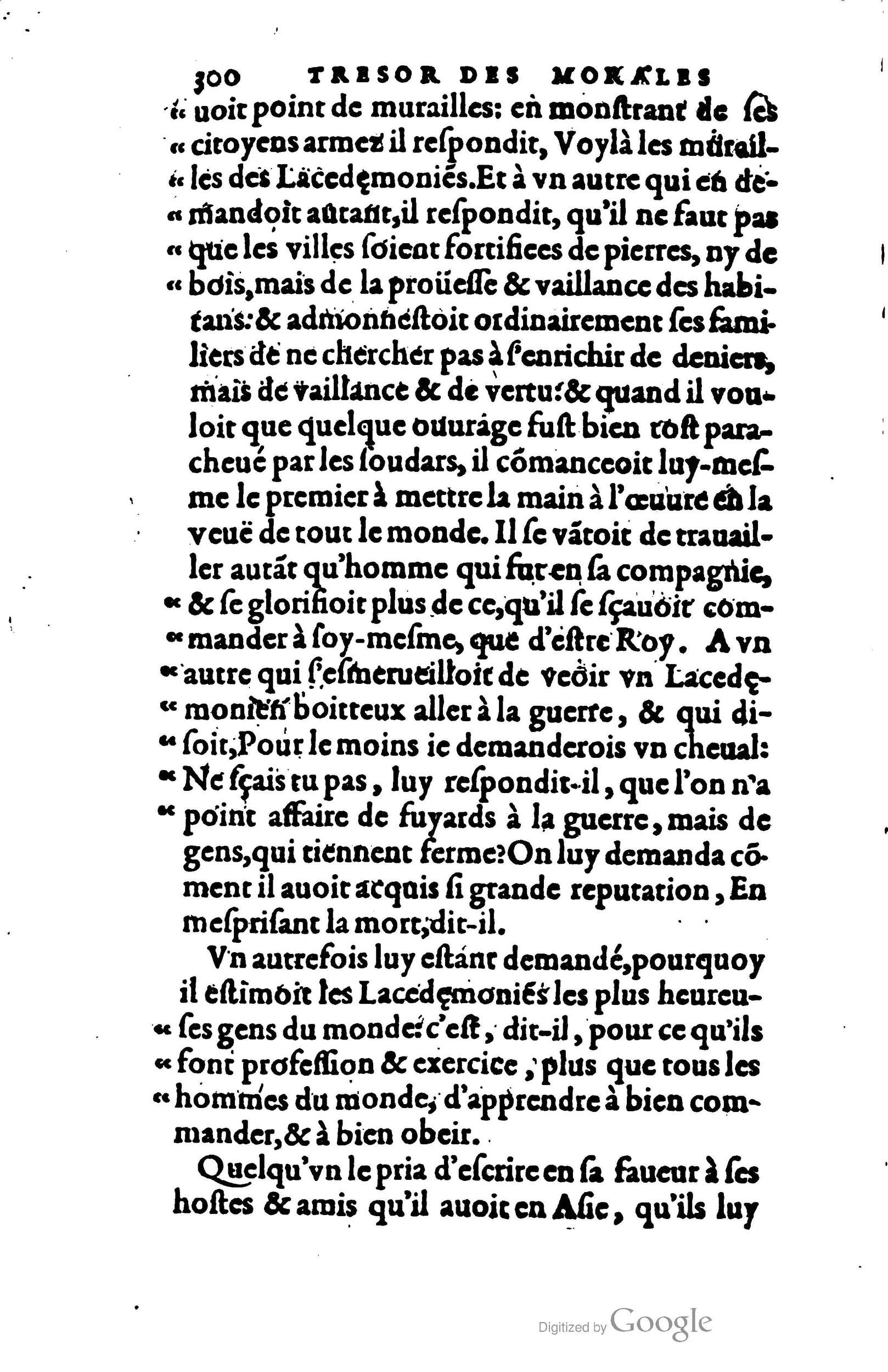 1578 - Jean Poupy - Trésor des morales de Plutarque - BSB Munich