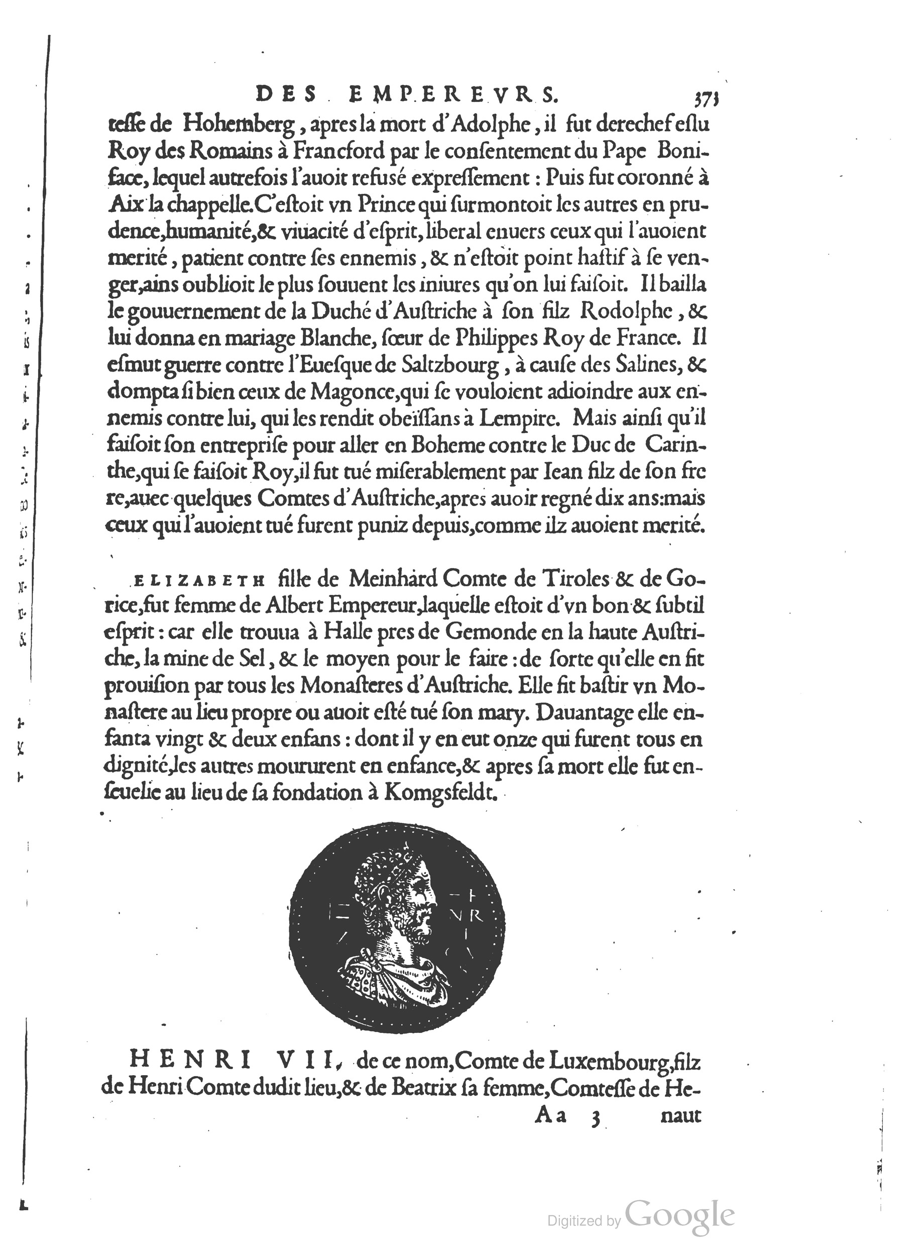 1553 - Jacopo Strada et Thomas Guérin - Épitome du Trésor des antiquités - BM Lyon