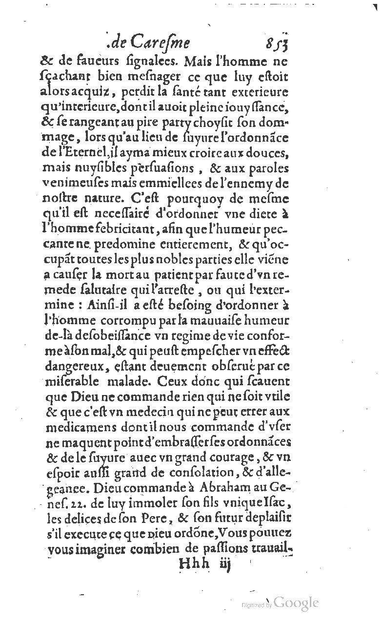 1607 - Nicolas Du Fossé - Trésor quadragésimal - T 01 - BM Lyon
