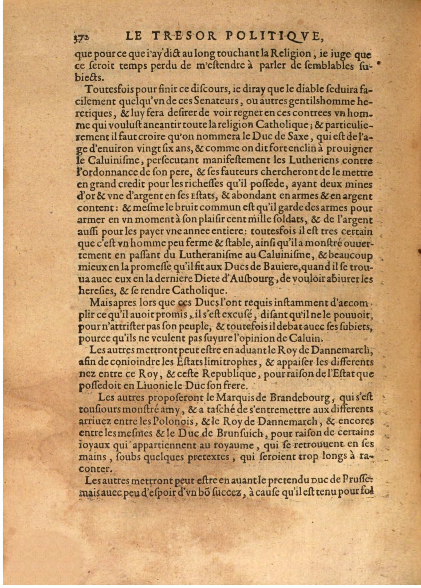 1608 - Nicolas Du Fossé - Trésor politique - BSB Munich