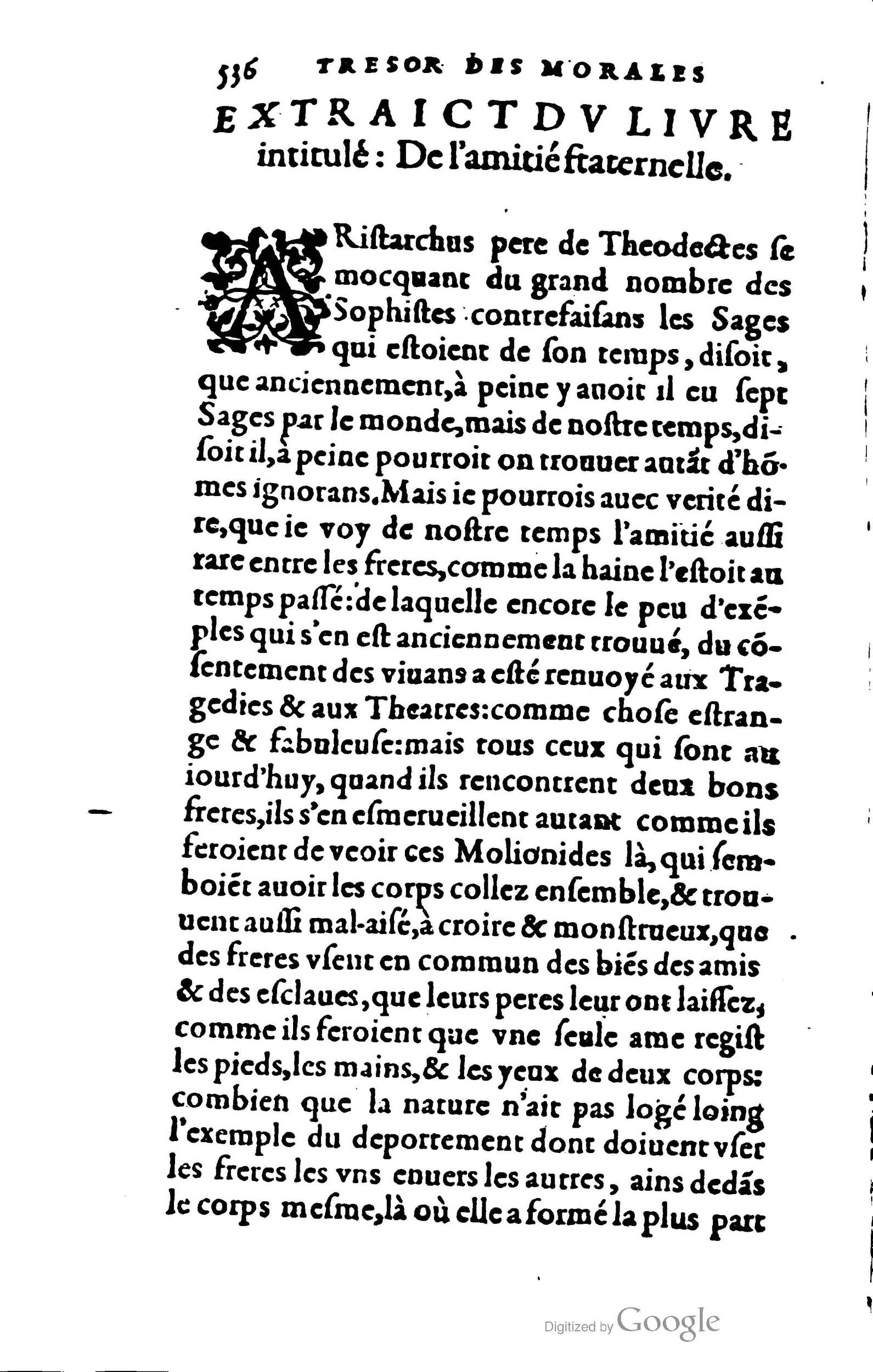 1578 - Jean Poupy - Trésor des morales de Plutarque - BSB Munich 1578 - Jean Poupy - Trésor des morales de Plutarque - BSB Munich