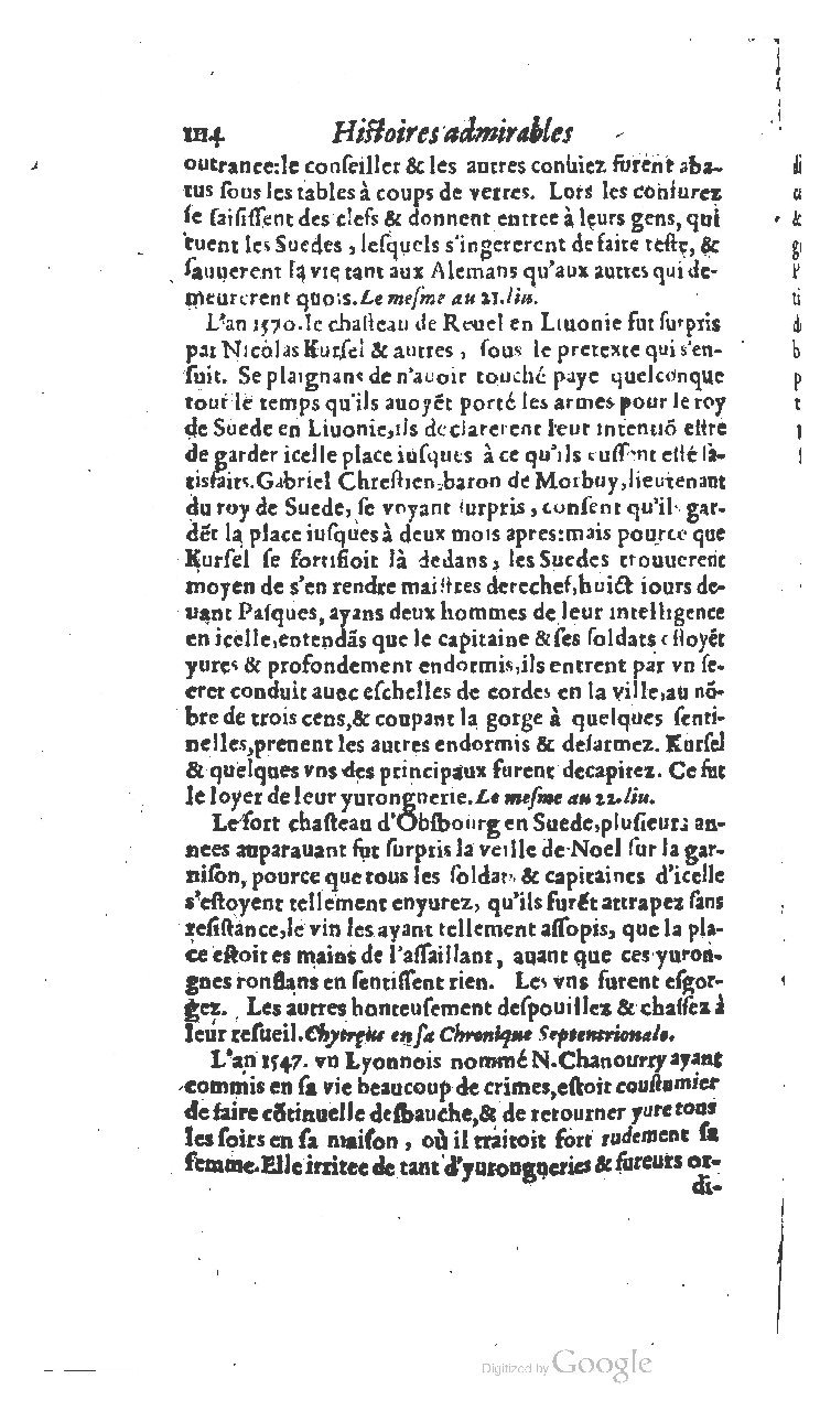 1610 - Paul Marceau - Trésor d’histoires admirables et mémorables - BSB Munich 1610 - Paul Marceau - Trésor d’histoires admirables et mémorables - BSB Munich