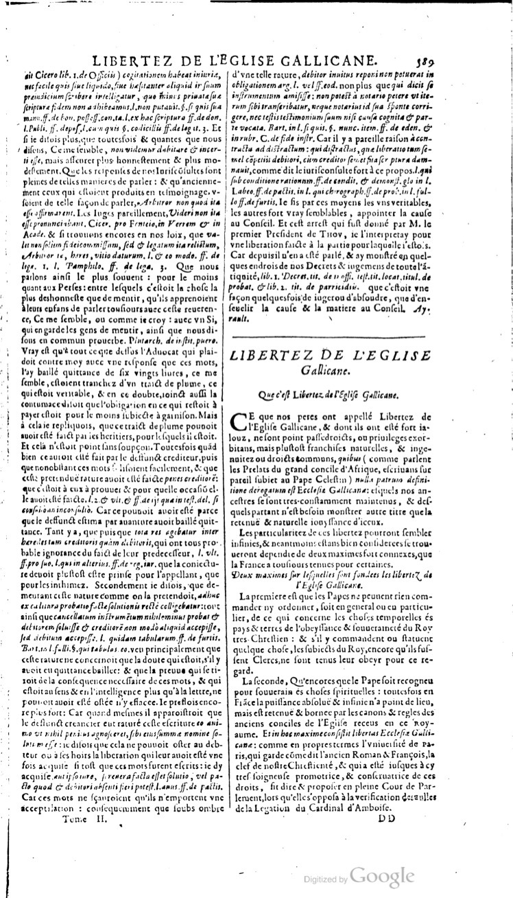 1629 - Veuve Nicolas Buon - Trésor du droit français (21754 T. 2) - BM Lyon