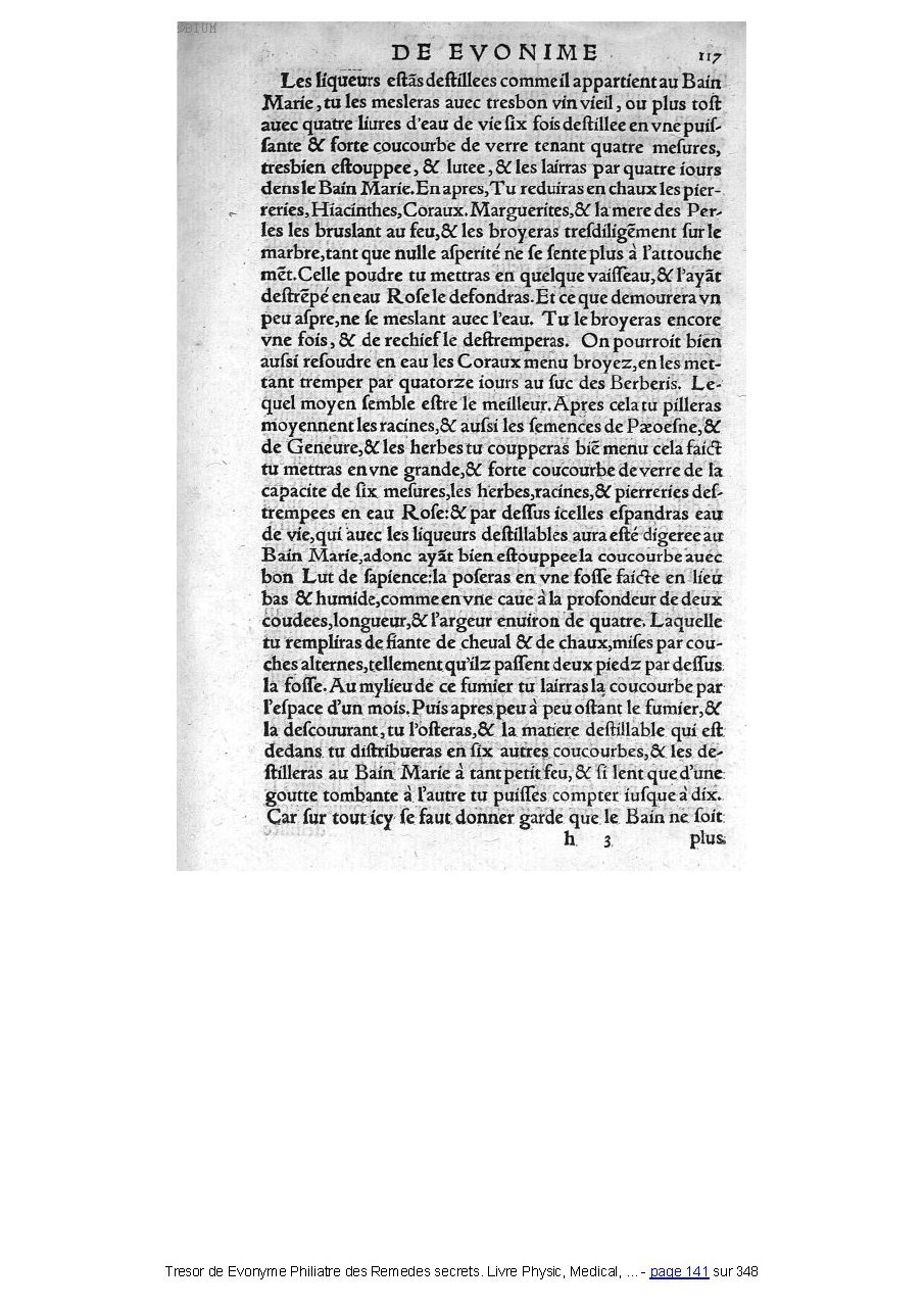 1555 - Balthazar Arnoullet - Trésor d’Évonyme Philiatre - Université Paris Cité