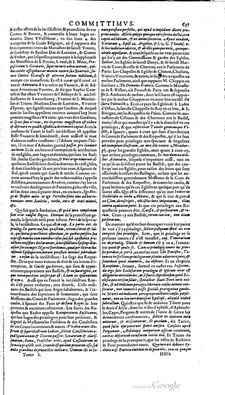 1629 - Veuve Nicolas Buon - Trésor du droit français (21754 T. 1) - BM Lyon