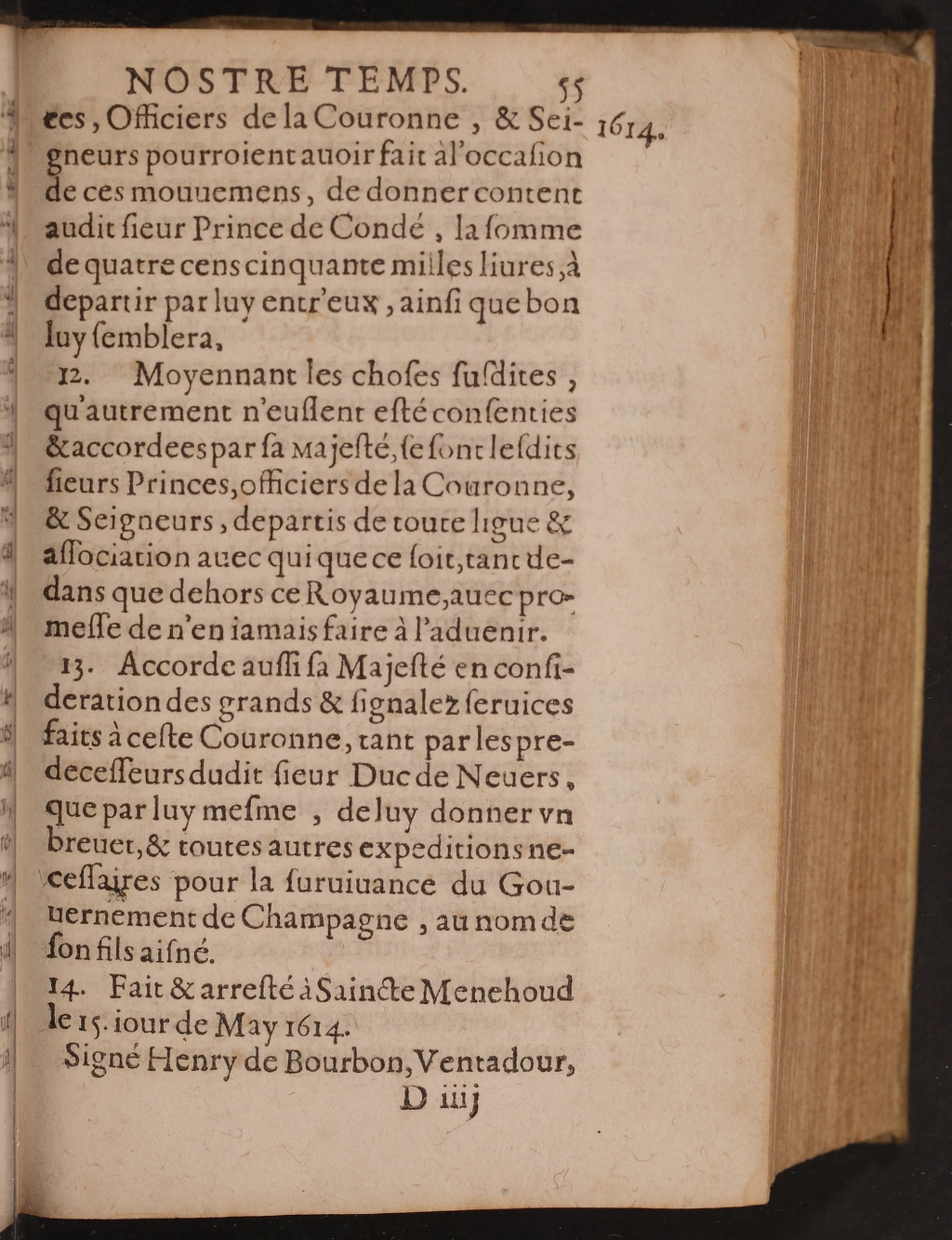 1626 - Joseph Bouillerot - Trésor de l’histoire générale de notre temps - BnF Arsenal
